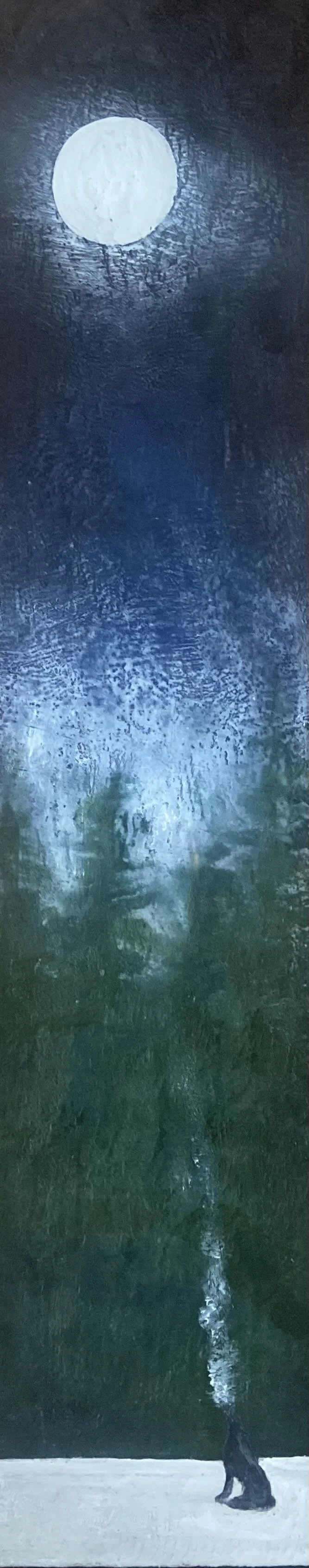 Devotion to the Moon 48x10 $1575.00