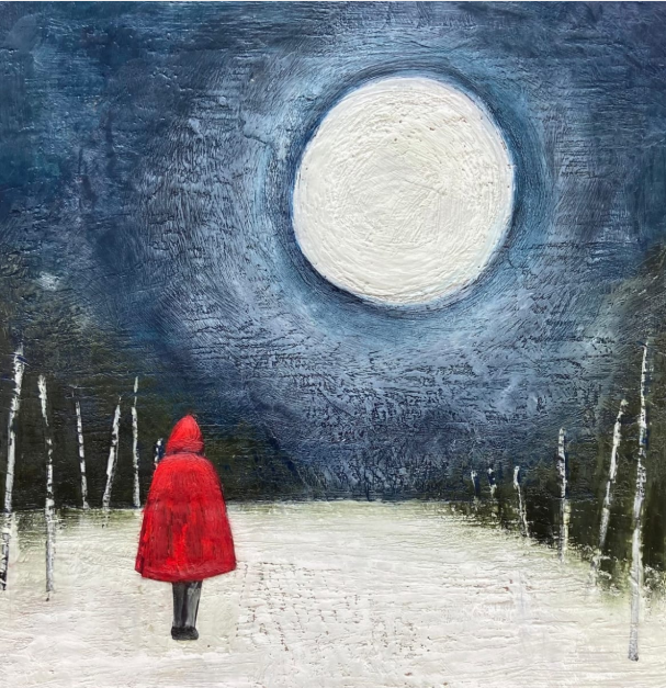 Big Moon 24x24 $1350.00