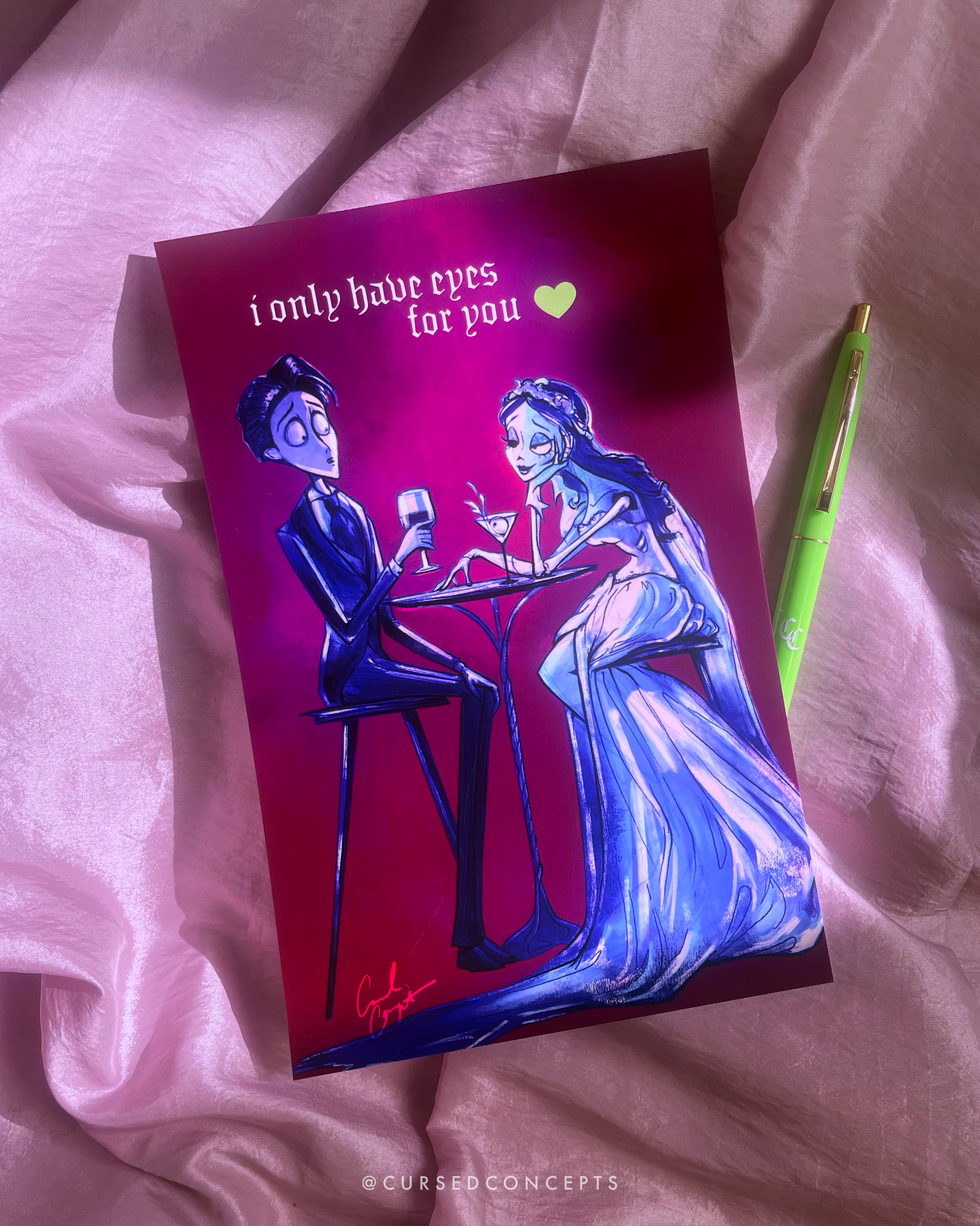 Cursed Valentine Card Sets (4 Options)