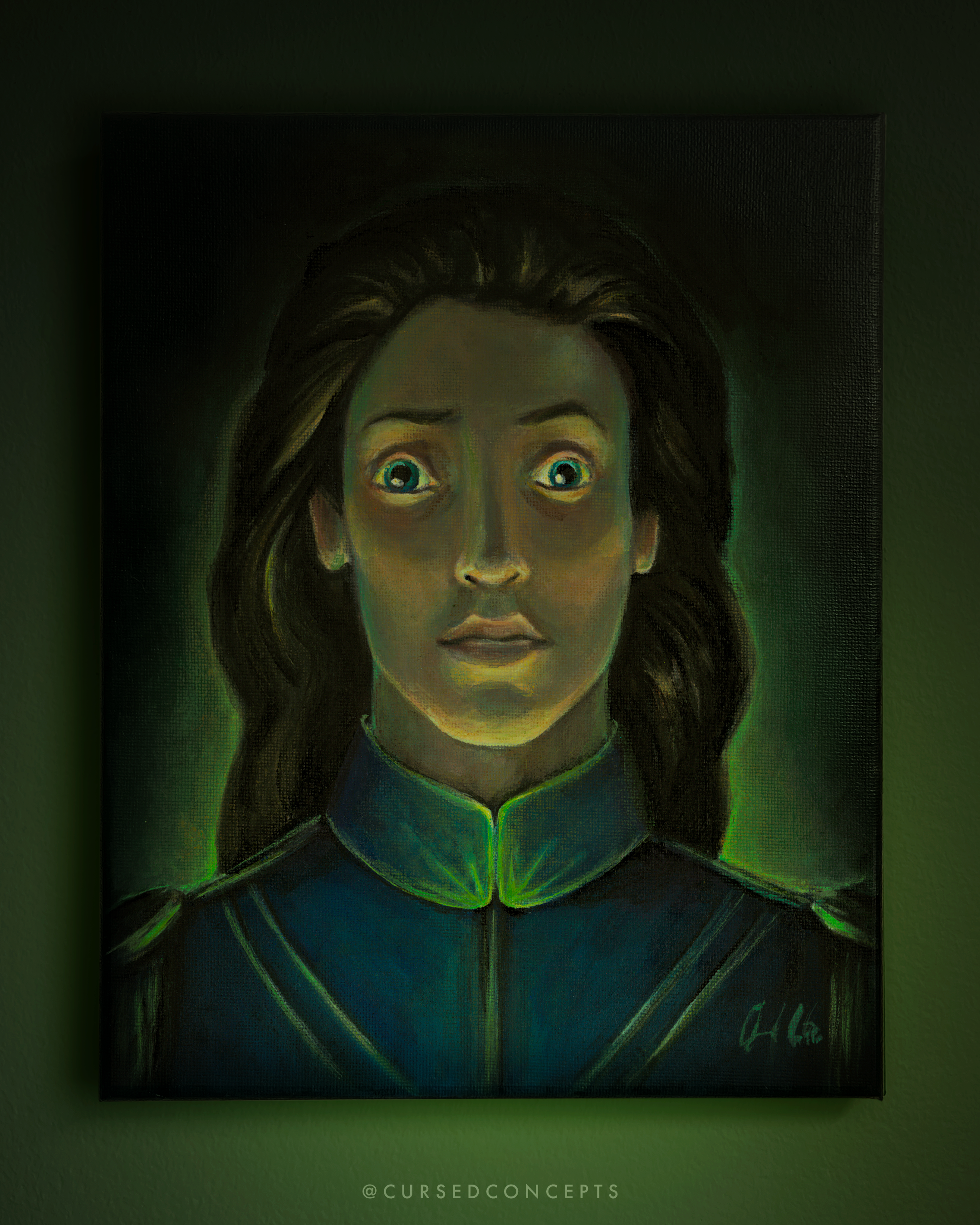 Prince Adam Original Acrylic Painting on Canvas + Pin Bundle