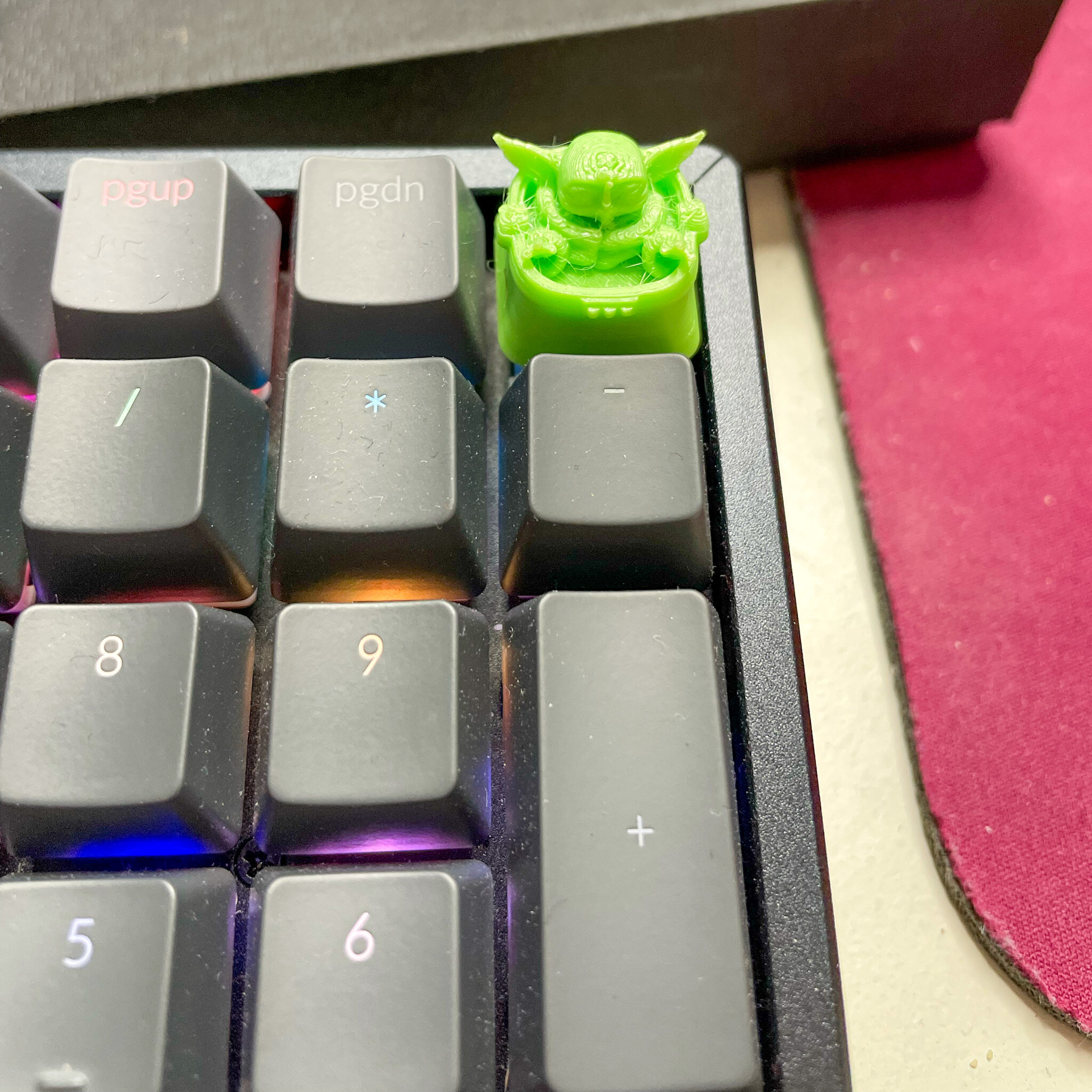 photos] Dyed my keys with iDye Poly. Could not be happier. (Poker II with  MX Greens) : r/MechanicalKeyboards