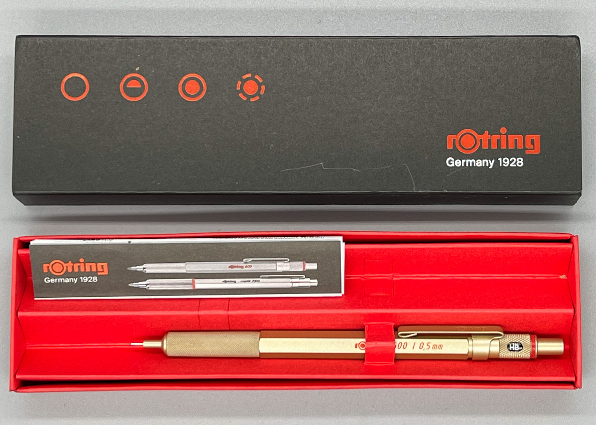 The rOtring 600 Lineup Lightens Up: Gold, Rose Gold, and Pearl White —  Penquisition