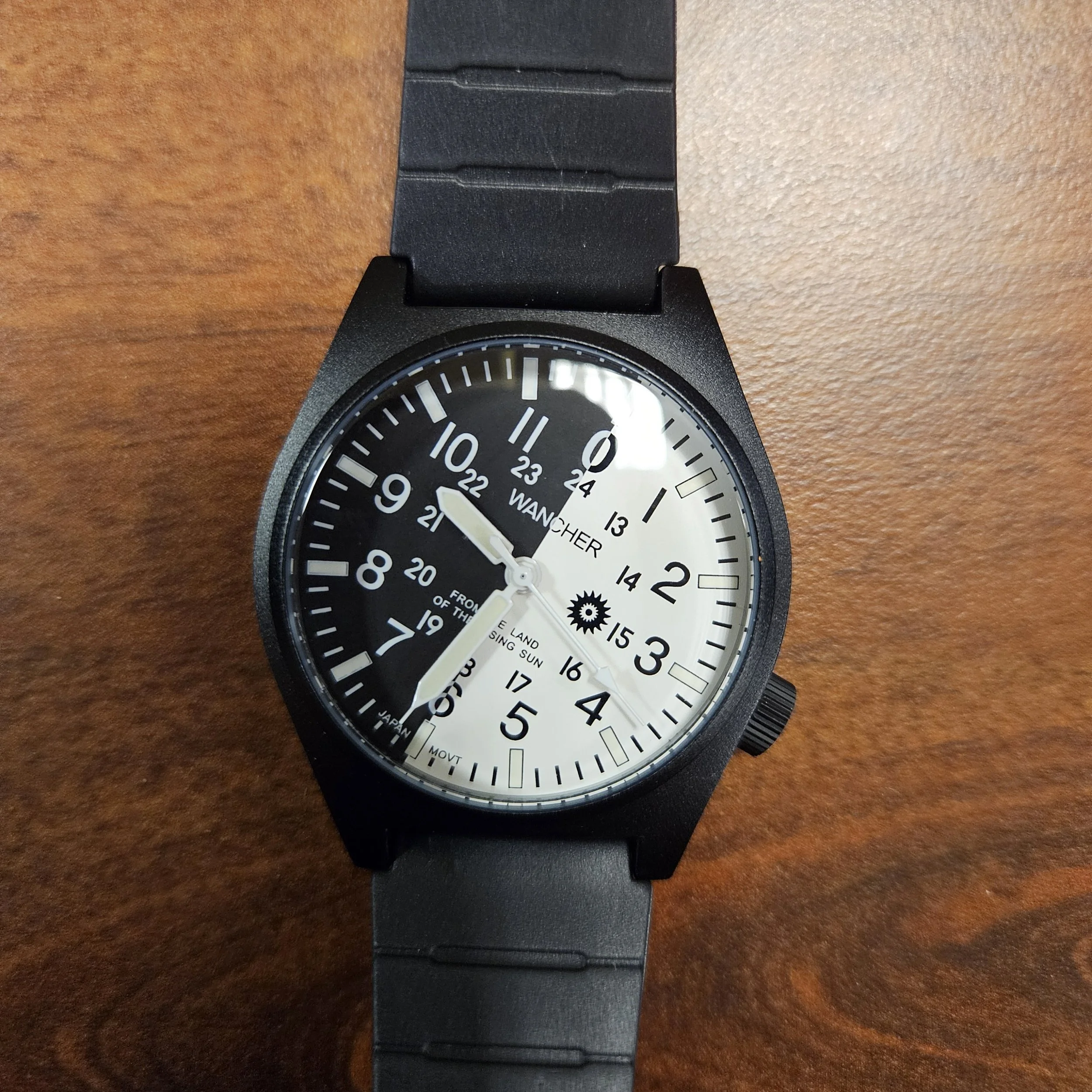 Wancher Watch: Gurkha 30-degree tilted dial watch
