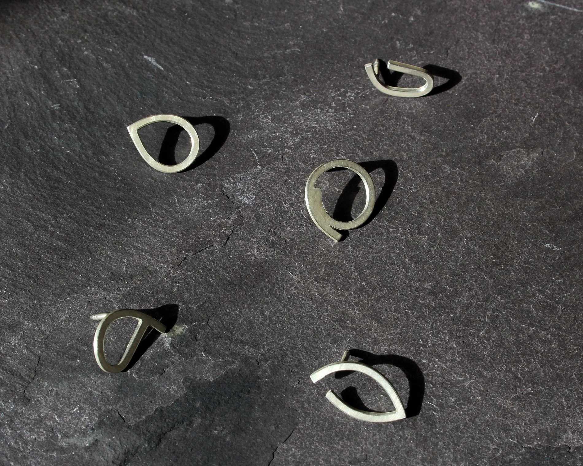 Silver Sketch Lapel Pin