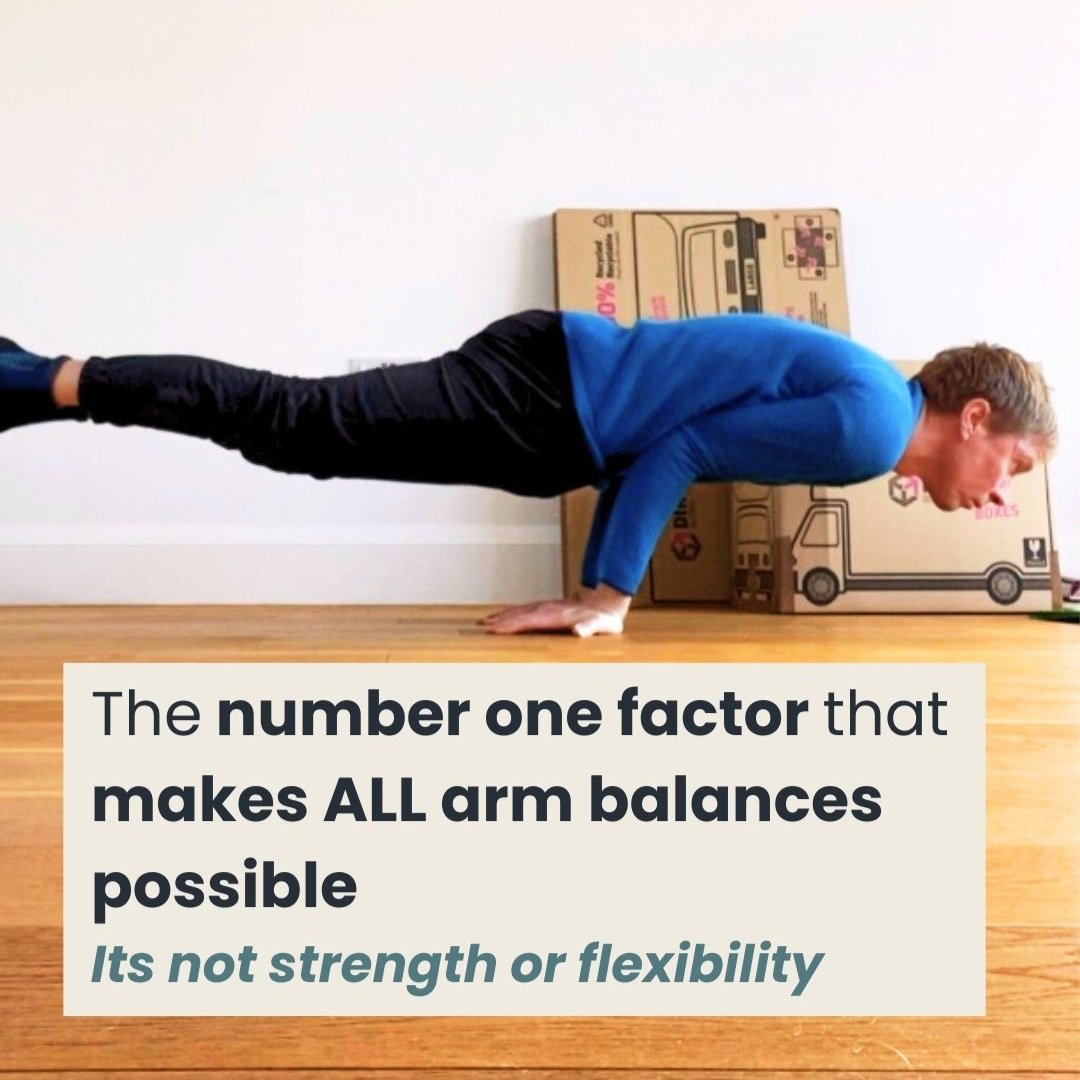 the number one factor that makes all arm balances possible