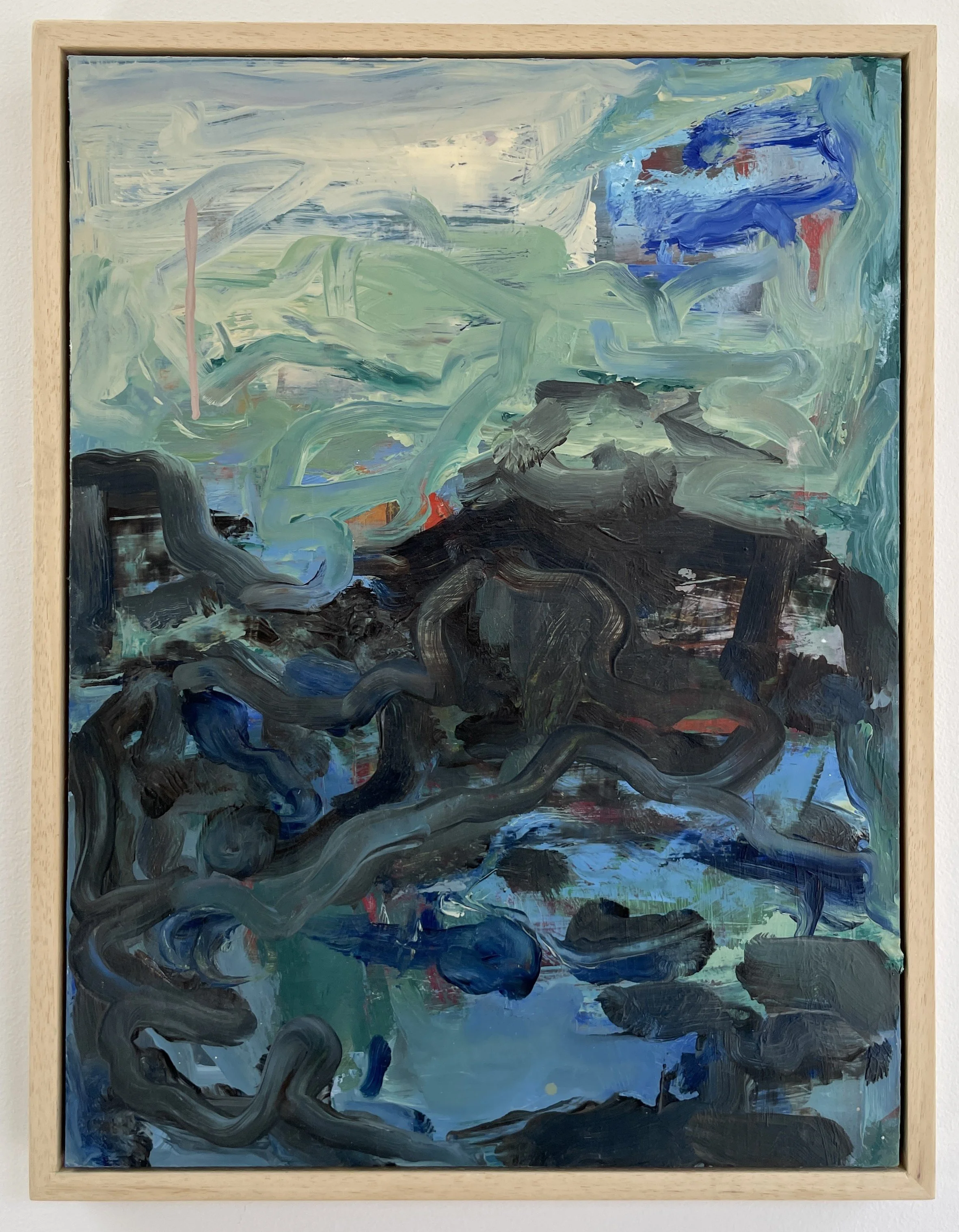 Blue Cove oil panel 31x41cm