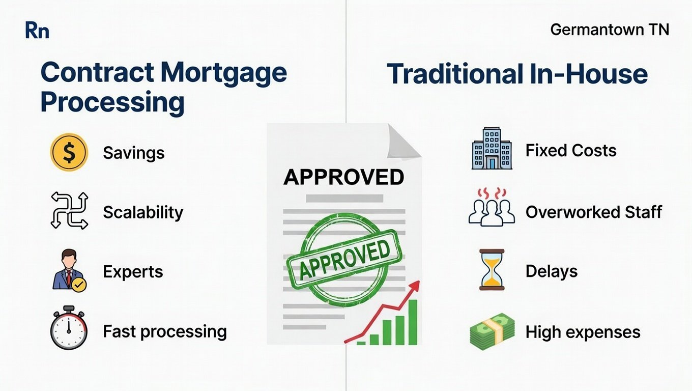 The Economic Edge: Why Contract Mortgage Processing Beats Traditional In-House Methods