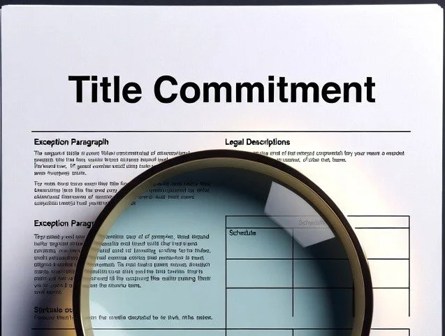Beyond the Guide: A Deep Dive into Mortgage Underwriting- Reviewing the Title Commitment