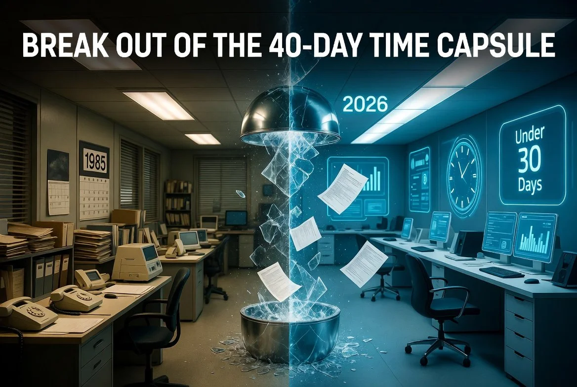 The 40-Day Time Capsule: Why Mortgage Processing is Stuck in the 1980s