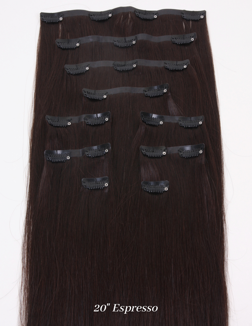 Barely Xtensions 18 Clip-in Hair Extensions Platinum Ice