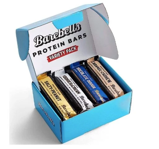Barebells Protein Bars Variety Pack - 12 Count, 1.9oz Bars - Protein Snacks with 20g of High Protein - Chocolate Protein Bar with 1g of Total Sugars