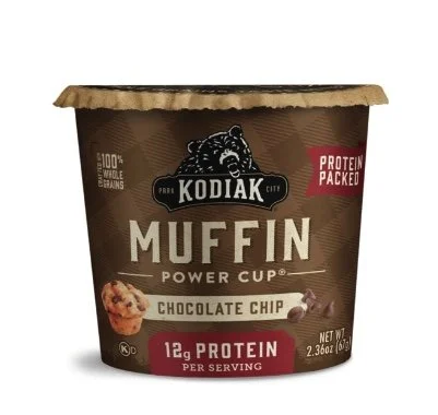 Kodiak Cakes Minute Chocolate Muffins - 100% Whole Grain, High Protein Muffins Power Cup - Muffin Mix Just Add Water for Breakfast on the Go
