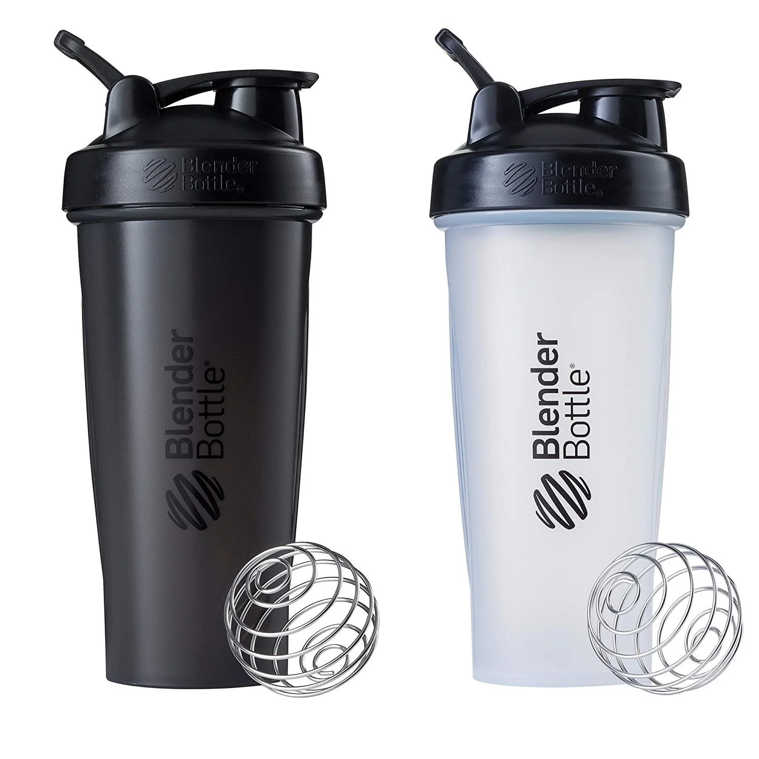Blender Shakers -Classic Shaker Bottle Perfect for Protein Shakes and Pre Workout, 28-Ounce 