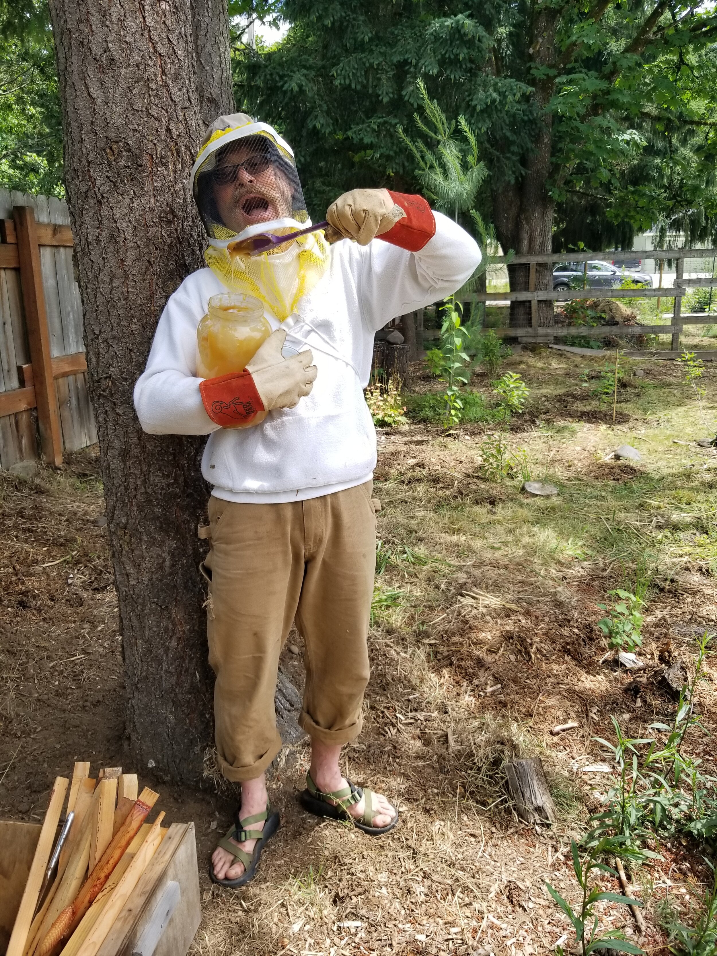 Caught in the act!