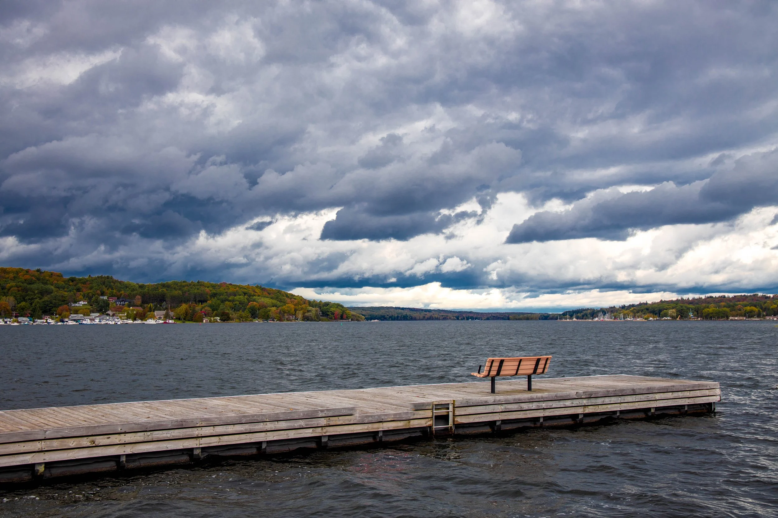 storm approaching, tiny, ontario - 2019