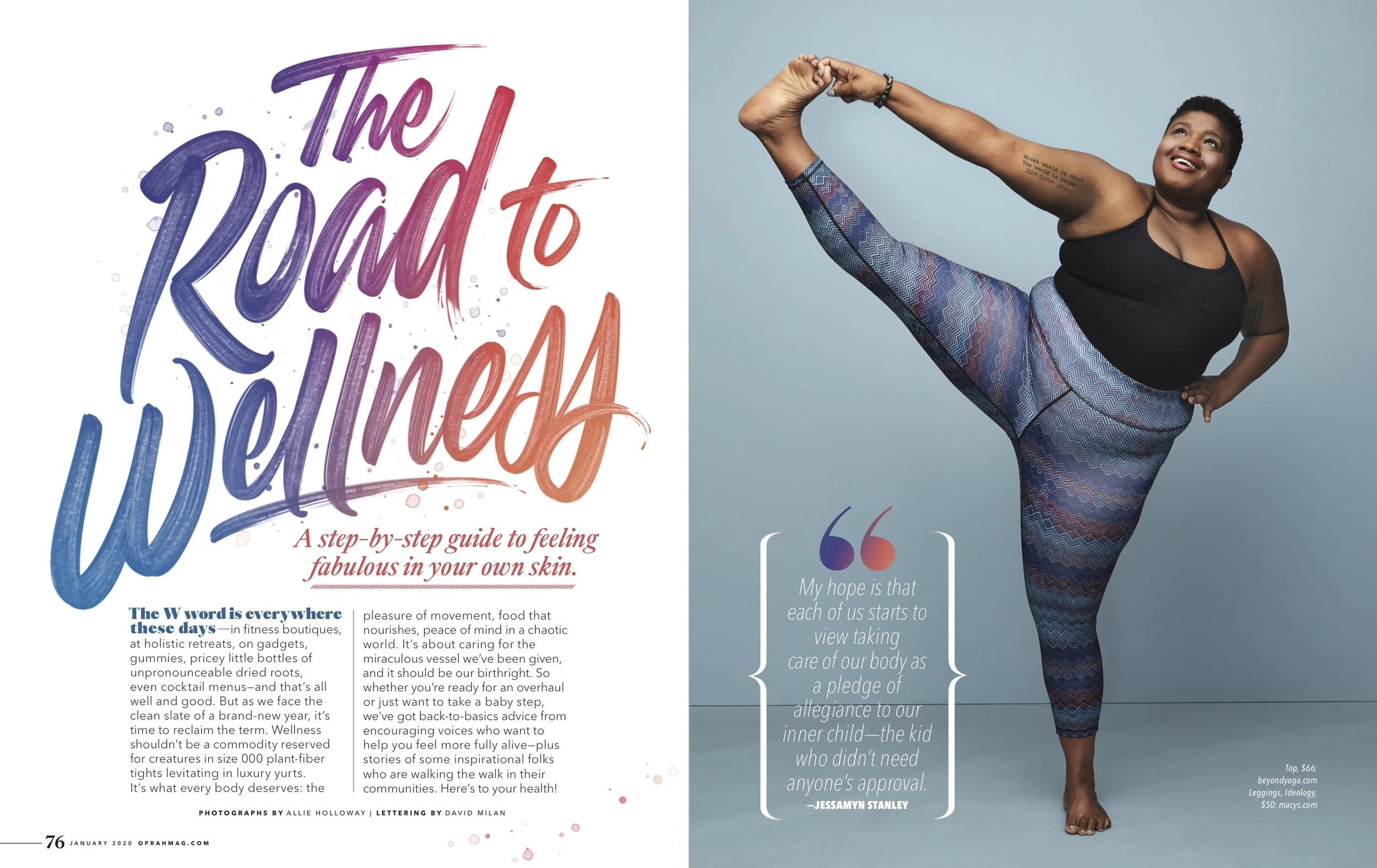 O, The Oprah Magazine January 2020 Wellness 