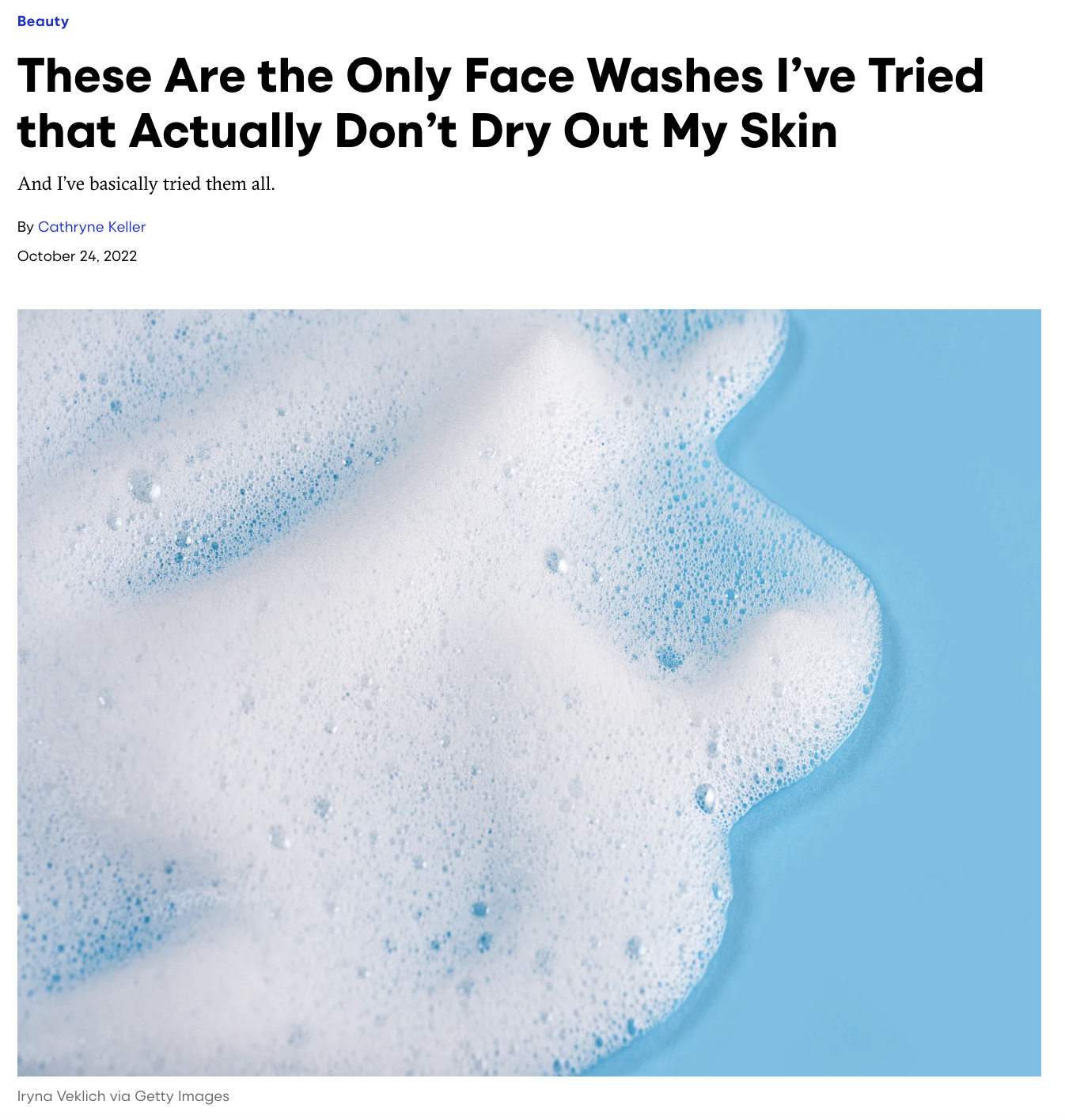 Non-Drying Face Washes SELF