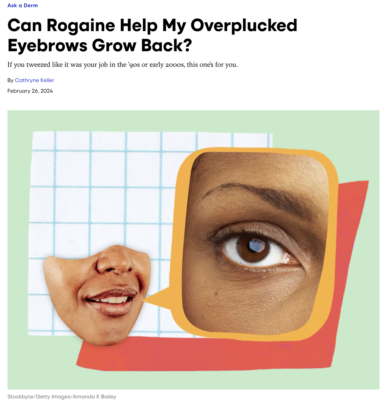 Ask a Derm Eyebrows SELF