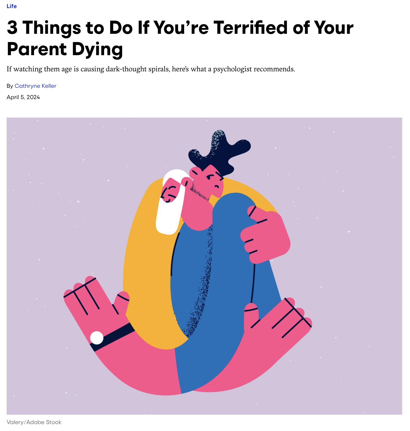 3 Things to Do Parent Dying SELF