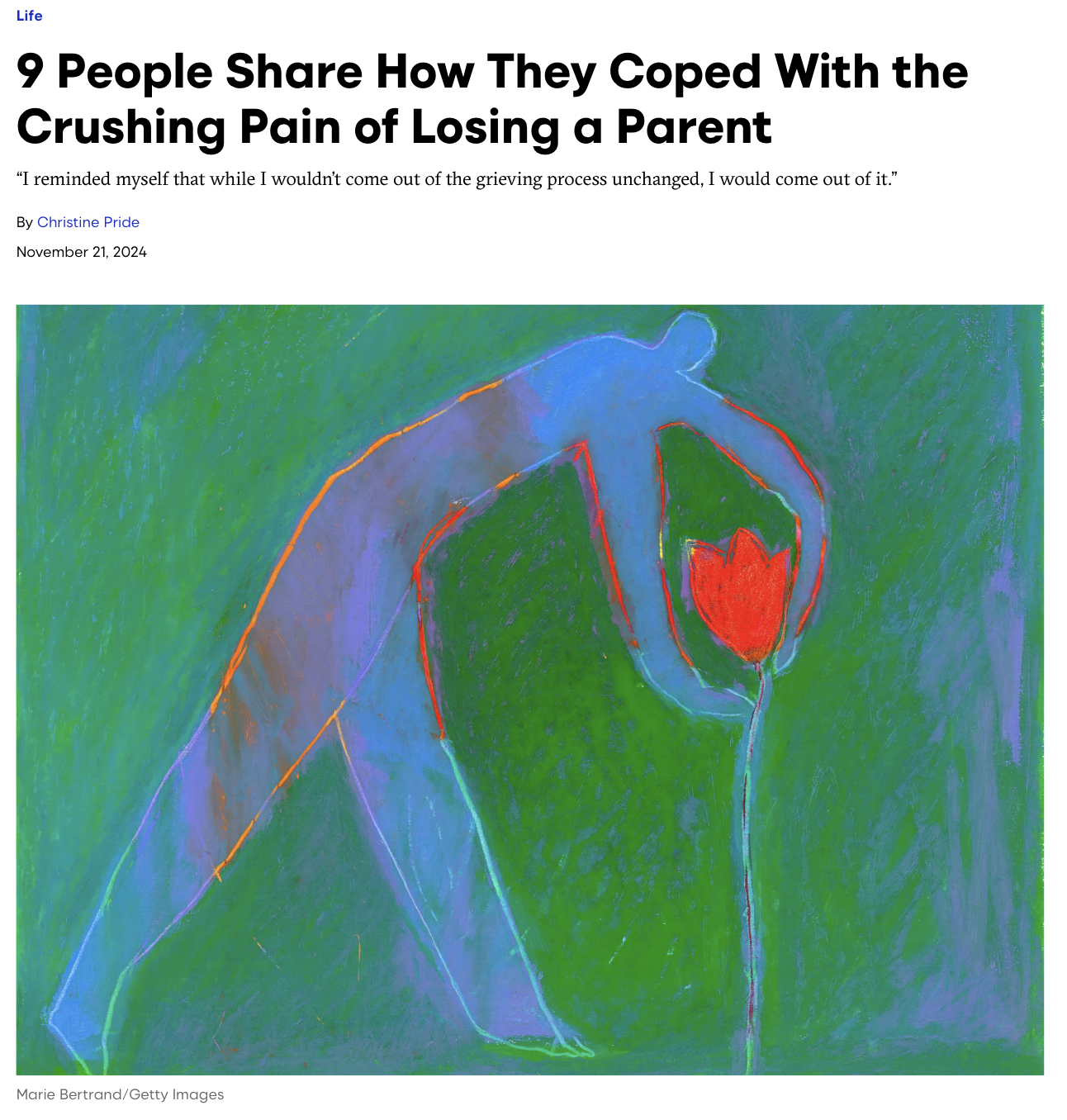 Coping With Parent's Death SELF