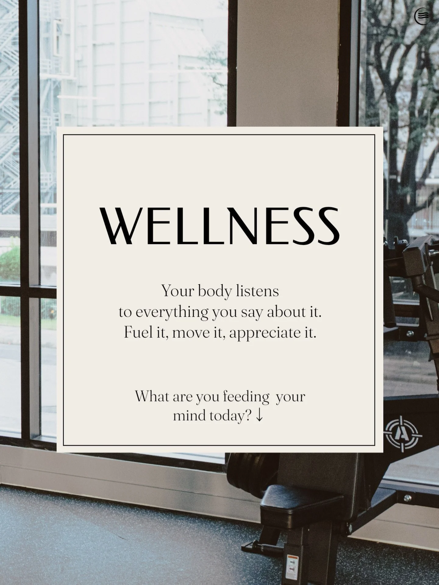 Wellness Wednesday ✨

What are you feeding your mind today?
Wellness isn&rsquo;t just workouts and healthy food. It&rsquo;s also the thoughts you consume, the people you surround yourself with, the conversations you entertain, and the energy you prot