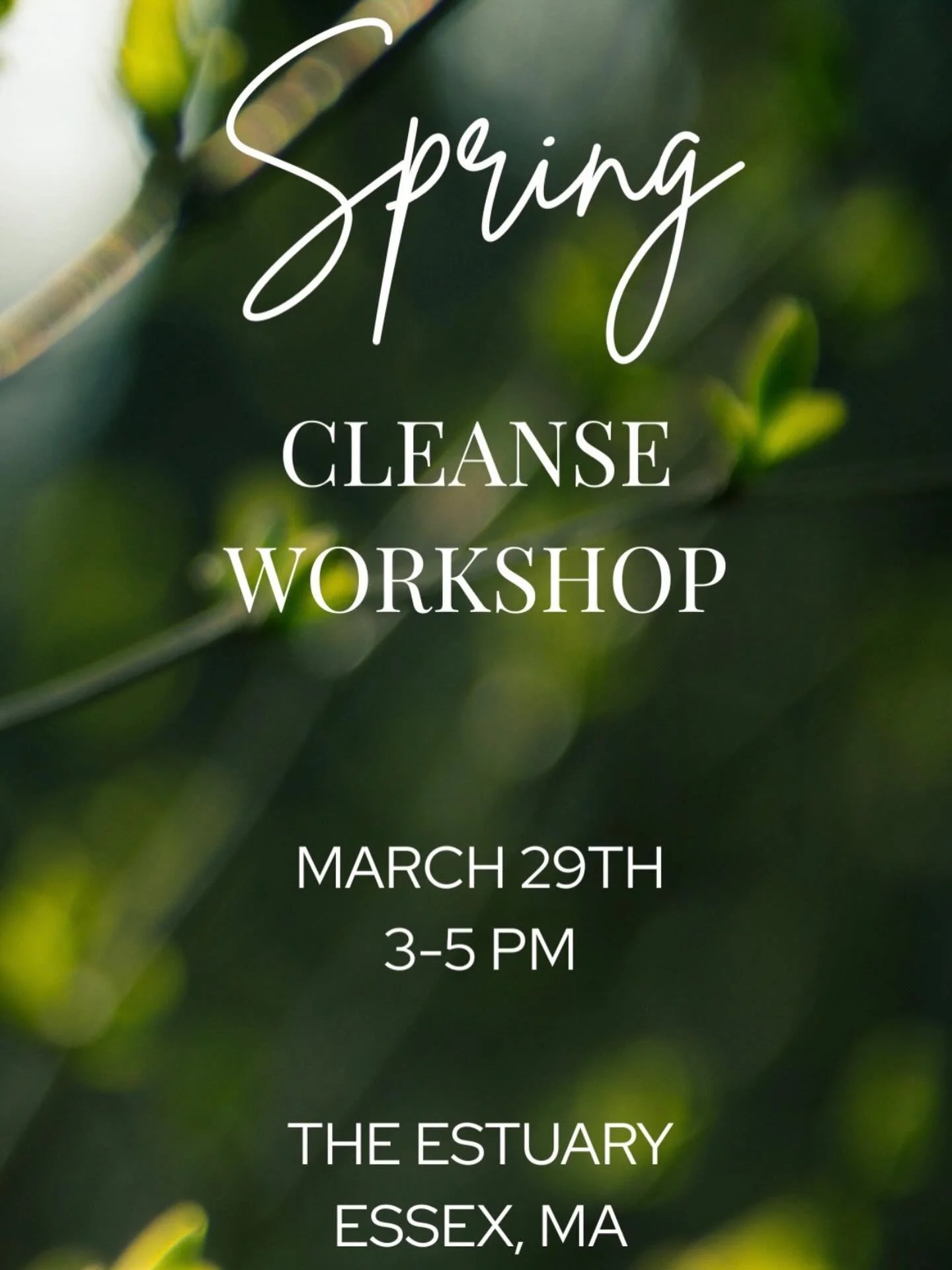 While we&rsquo;re still in the grip of winter here in the northeast, we are very much on the cusp of a new season.  In Ayurveda, this juncture is prime time for cleansing, both internally and externally.

The word &ldquo;cleanse&rdquo; comes with a l