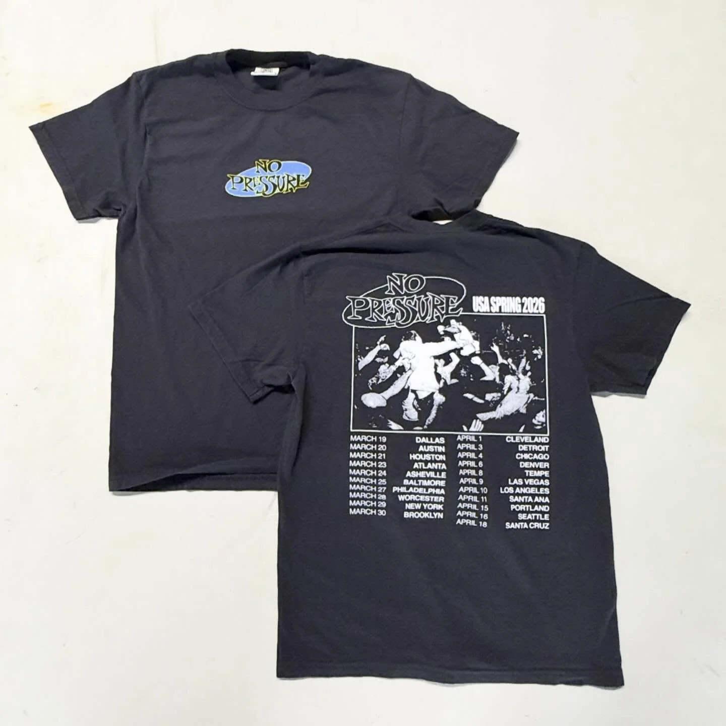 Quick restock for No Pressure! Playing in Cleveland tonight in a few measly hours.