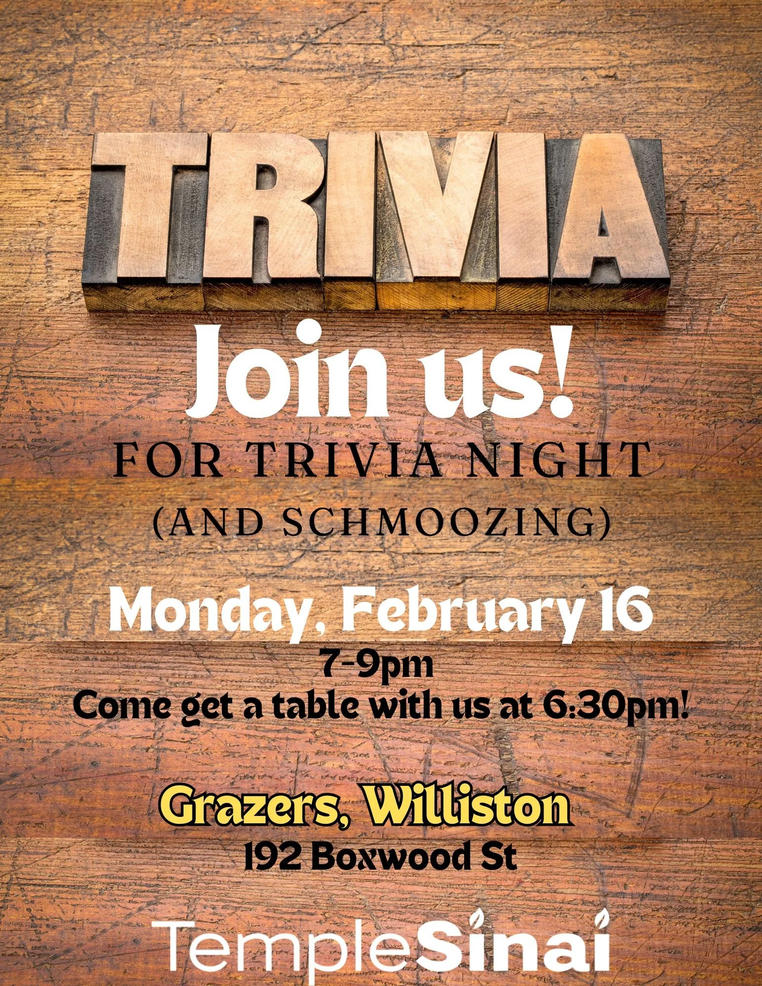 Trivia at Grazers (Williston) 