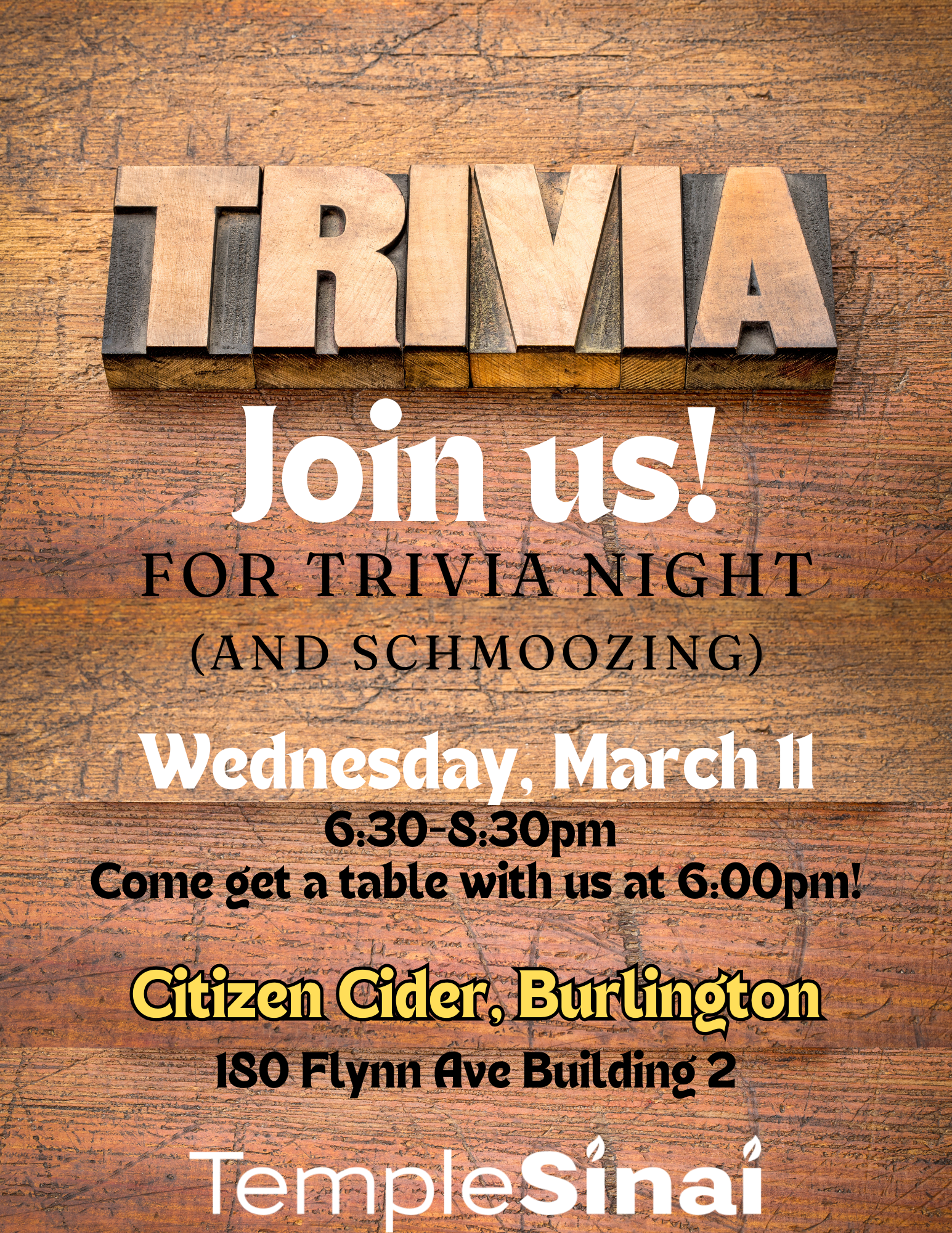 Trivia at Citizen Cider (Burlington)