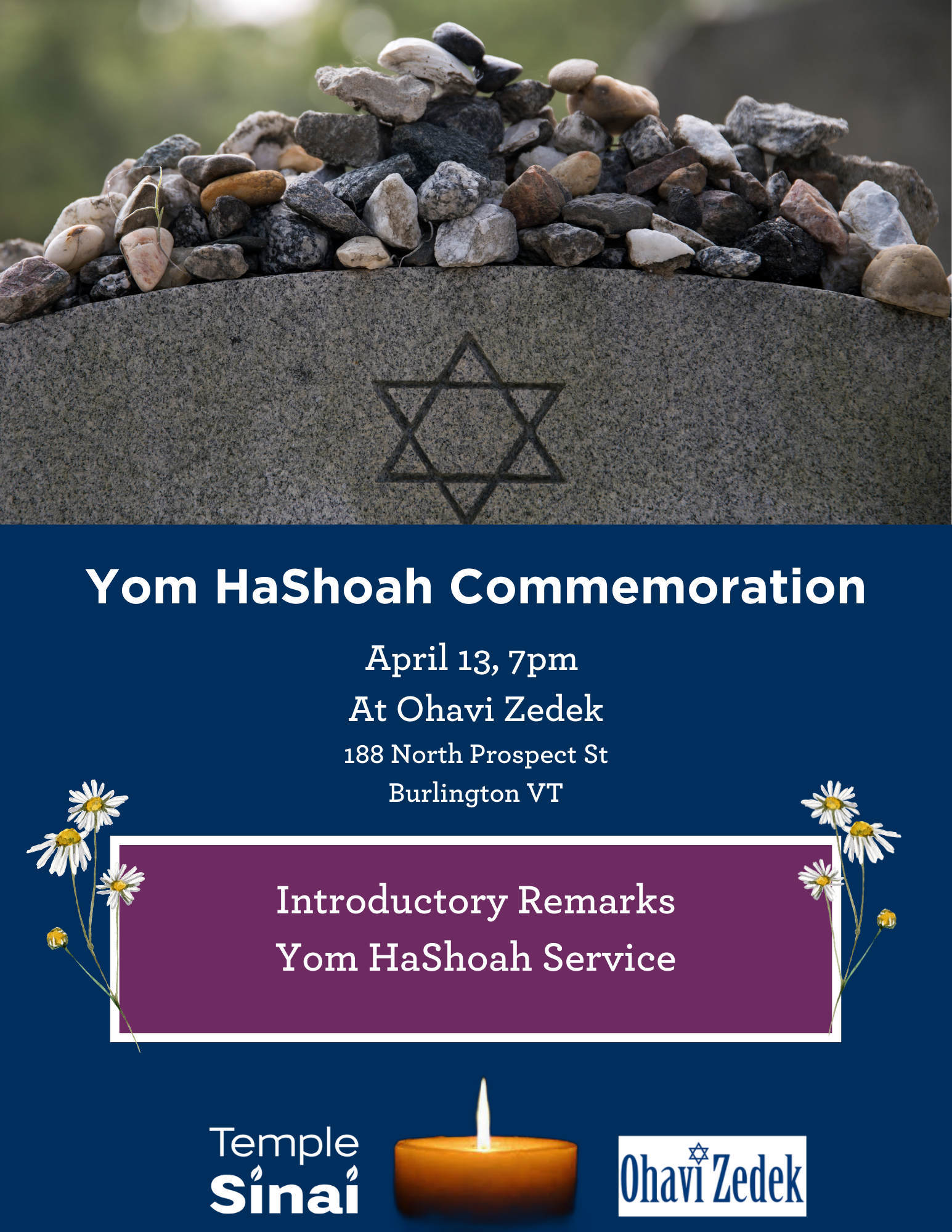 Yom HaShoah, Holocaust Memorial Event 