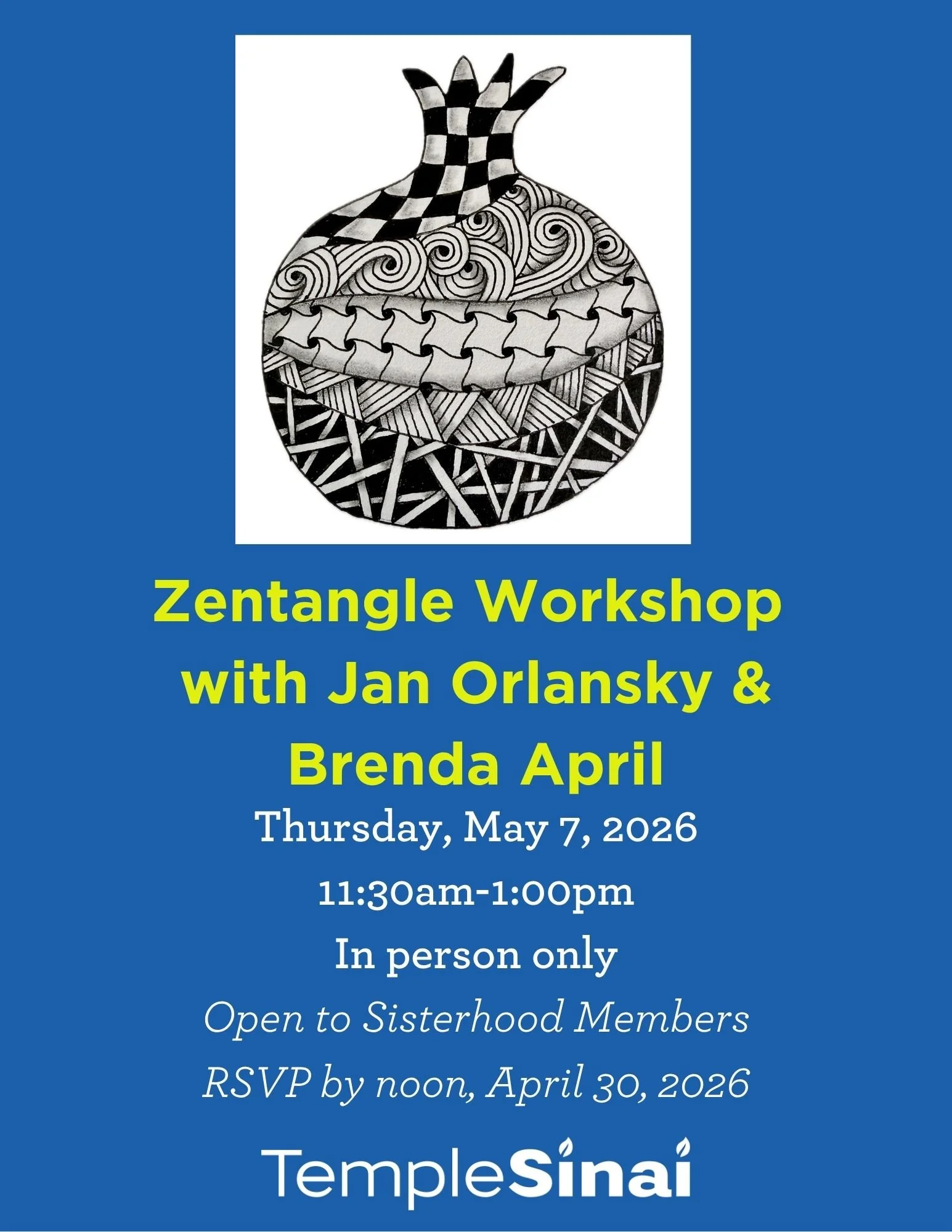 Sisterhood Zentangle Workshop