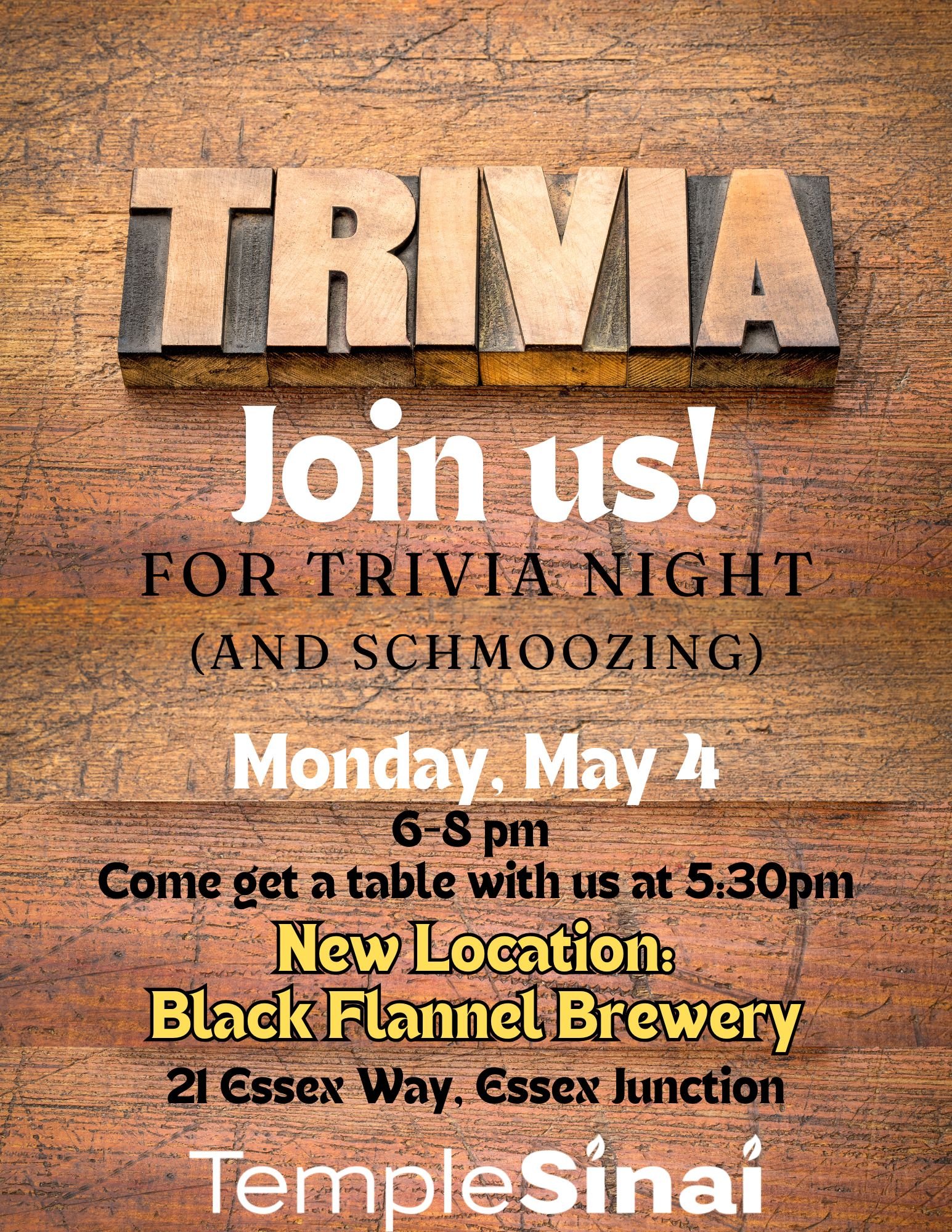 Trivia at Black Flannel Brewery 