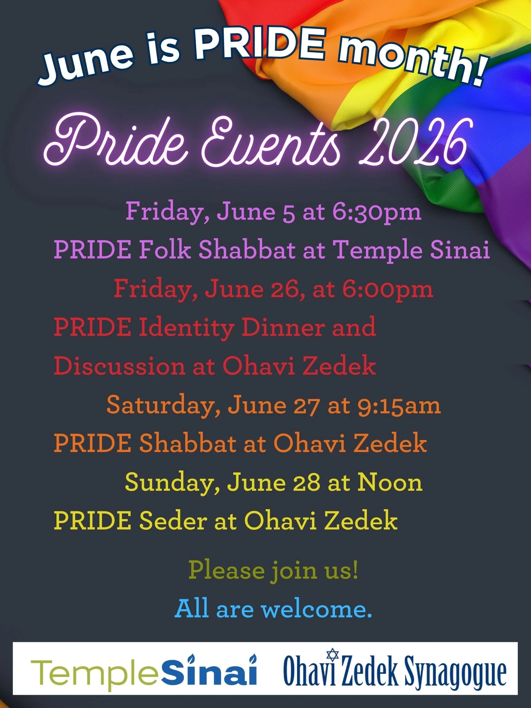 PRIDE Identity Dinner and Discussion at OZ
