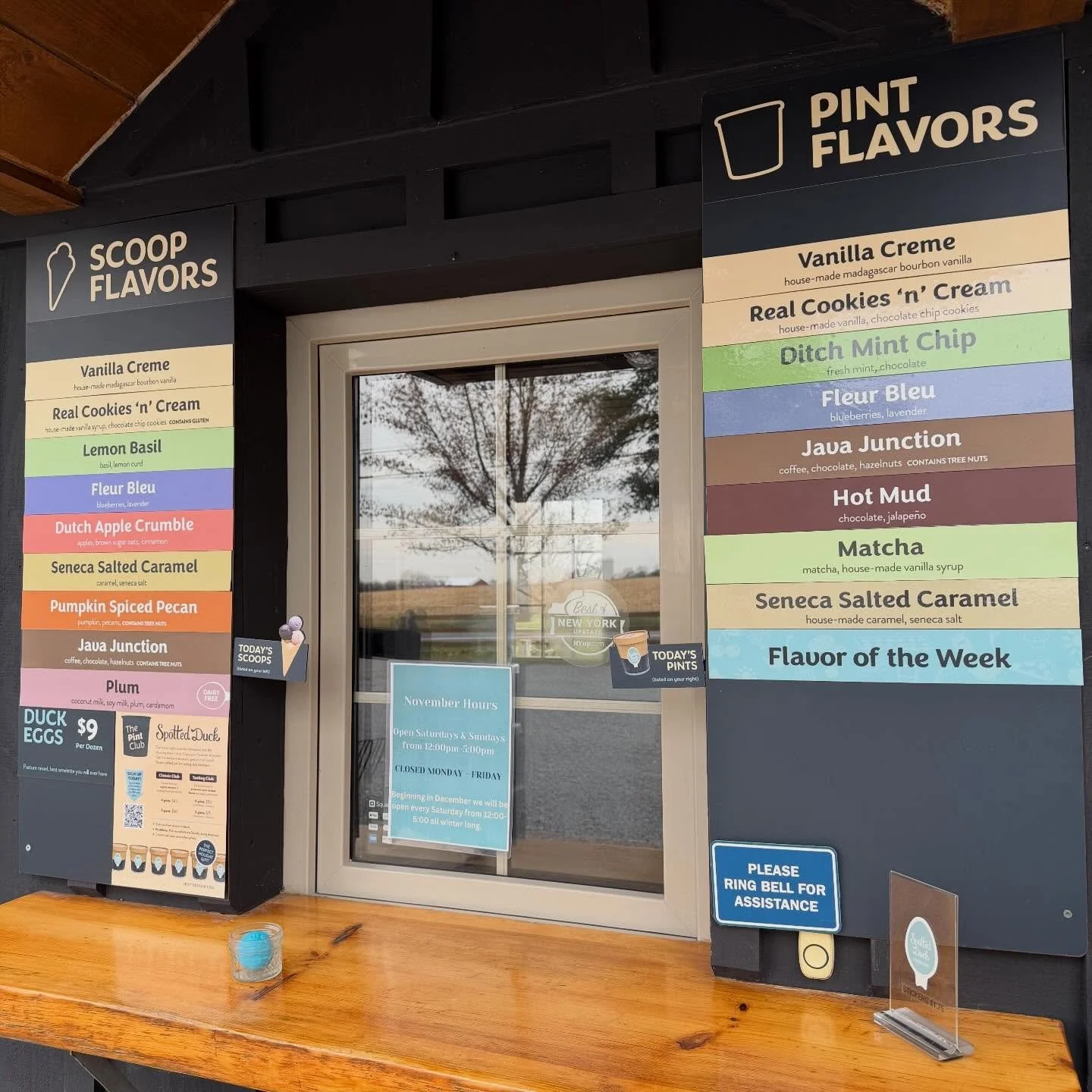 Holiday bonus day! Come grab scoops, flights, and pints before the feast. Open Wednesday 12:00-5:00! 🦃