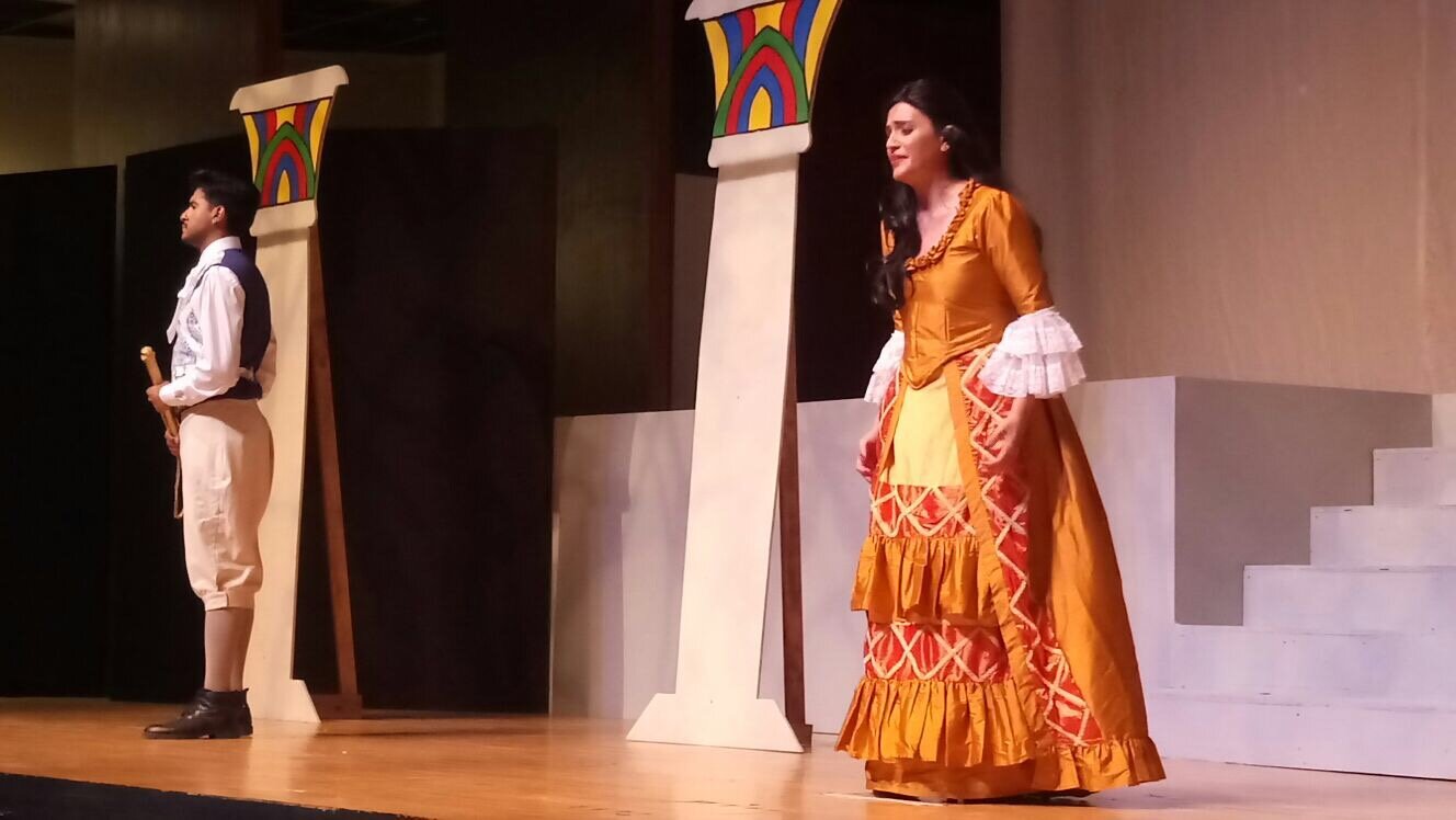 As Pamina in die Zauberflöte