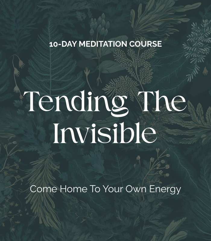 Tending The Invisible 10-day guided meditation course for nervous system regulation and people who overgive