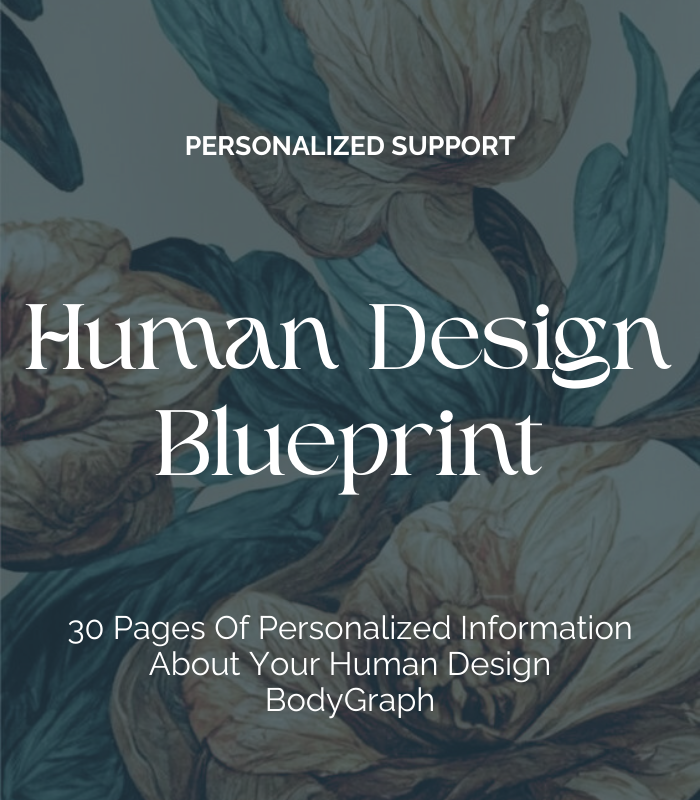 Personalized human design chart reading for energy type authority and deconditioning