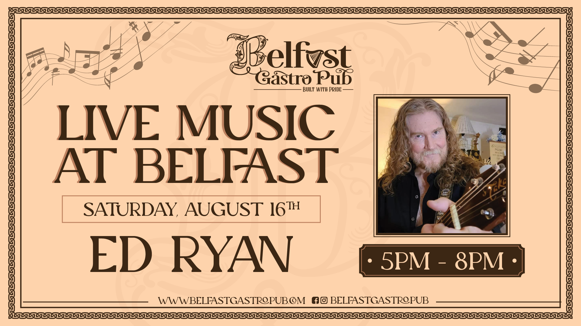 Live Music with Ed Ryan - Block Party Edition