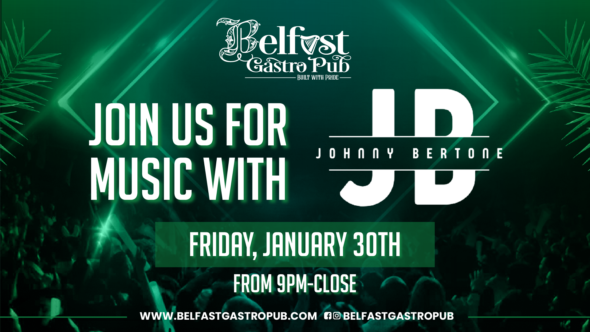 Music with DJ Johnny Bertone