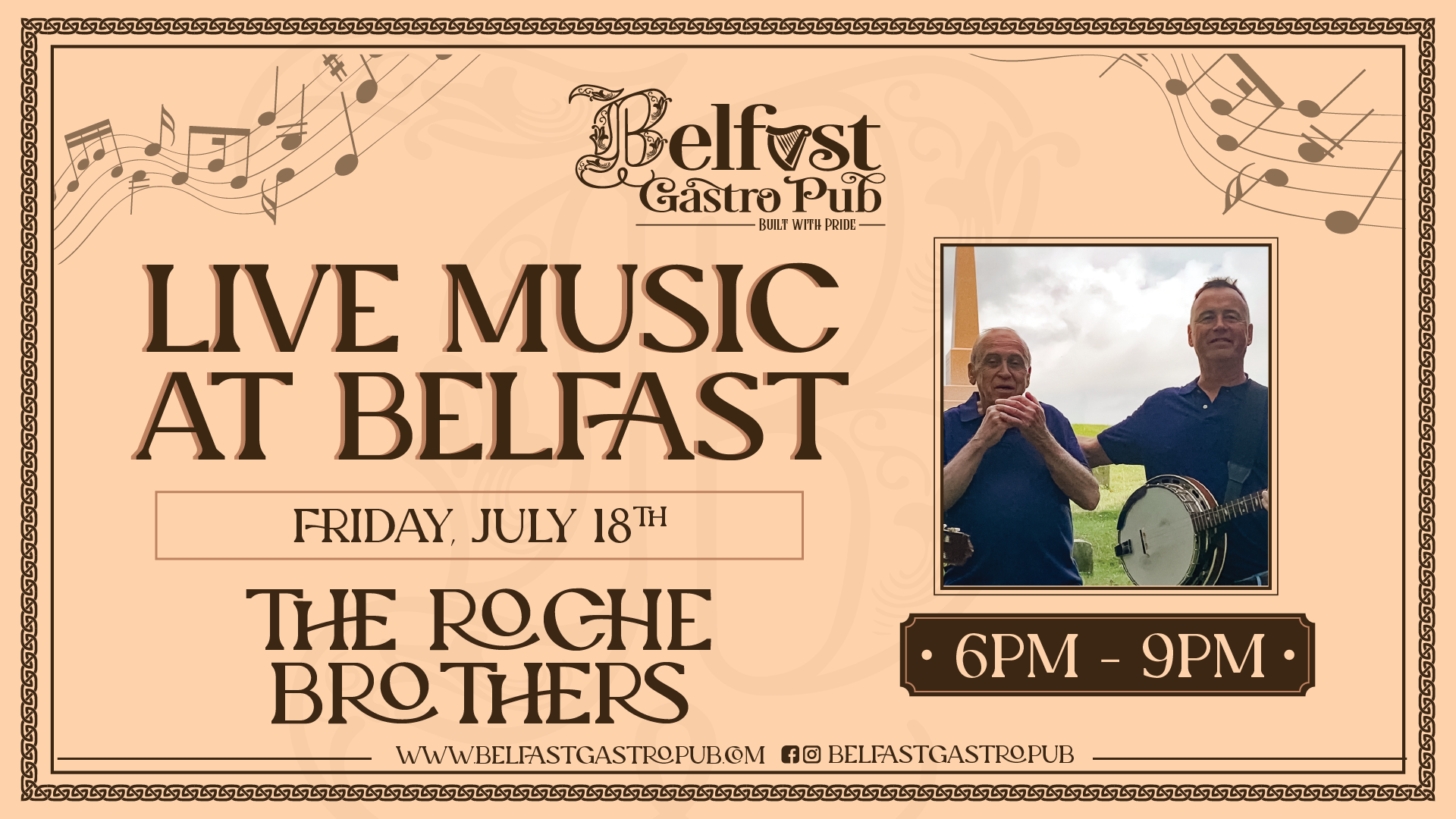 Live Music with The Roche Brothers