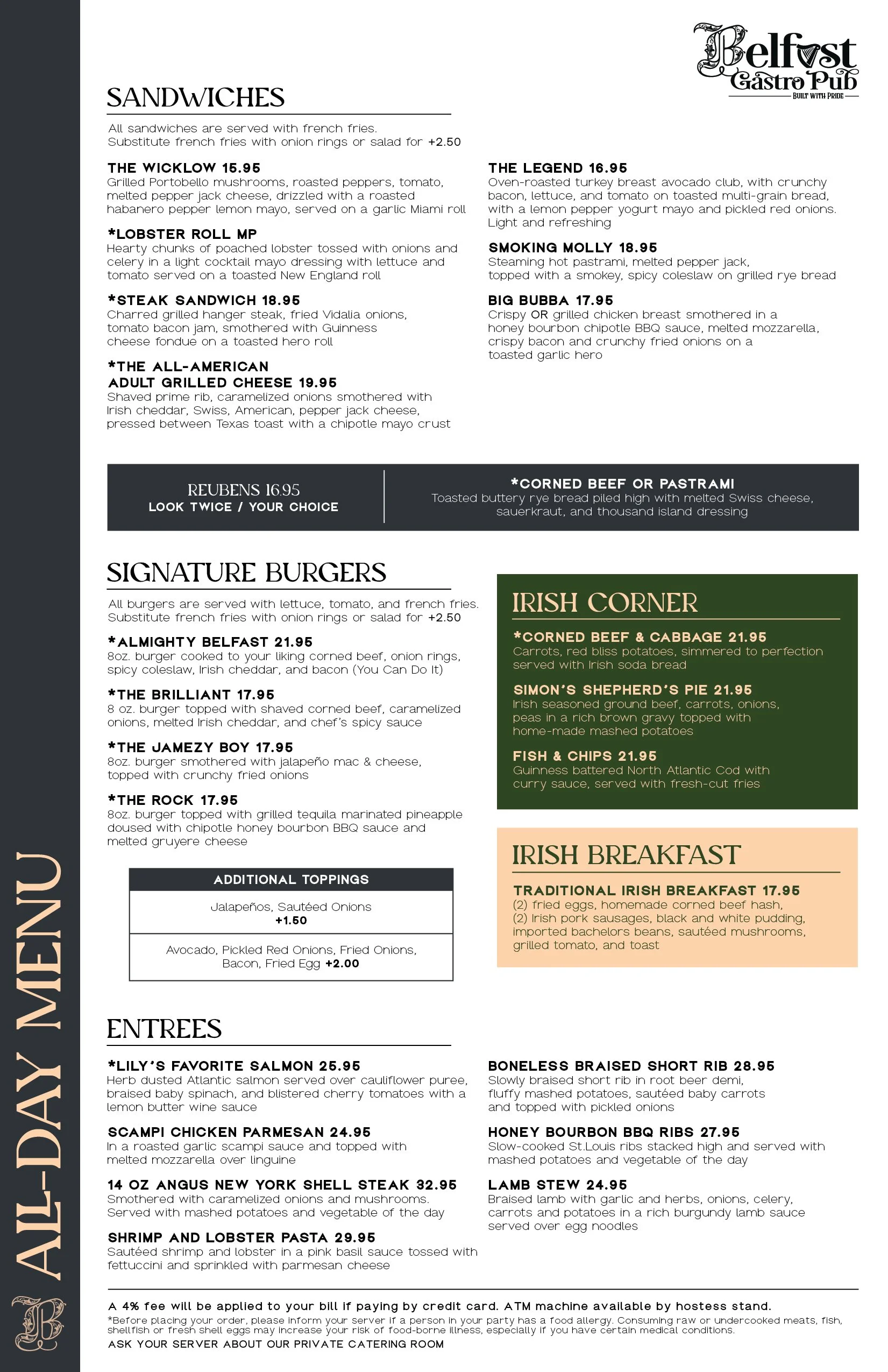 All-Day Menu QR — Belfast Gastropub