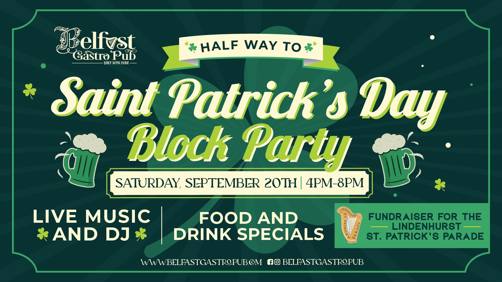 Half Way to St. Patrick's Day Block Party