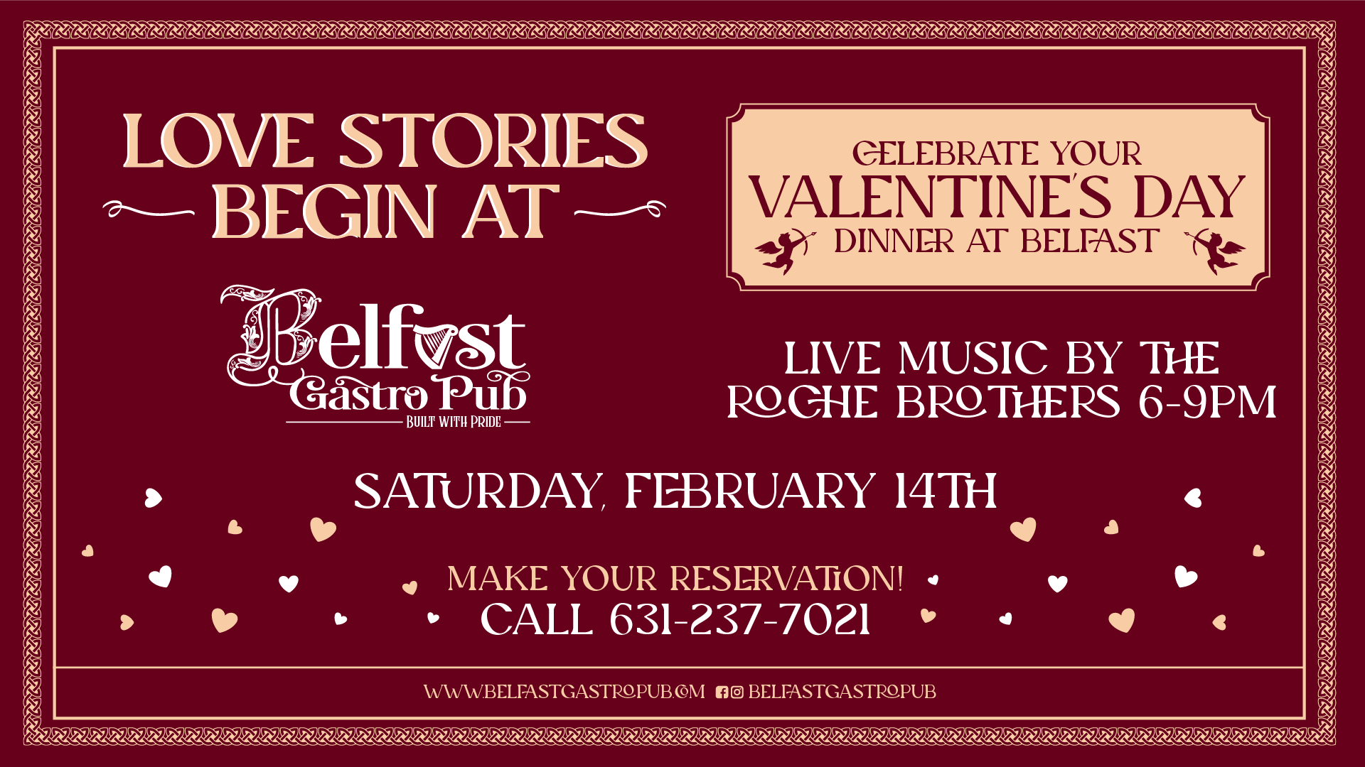 Valentine's Day Dinner at Belfast