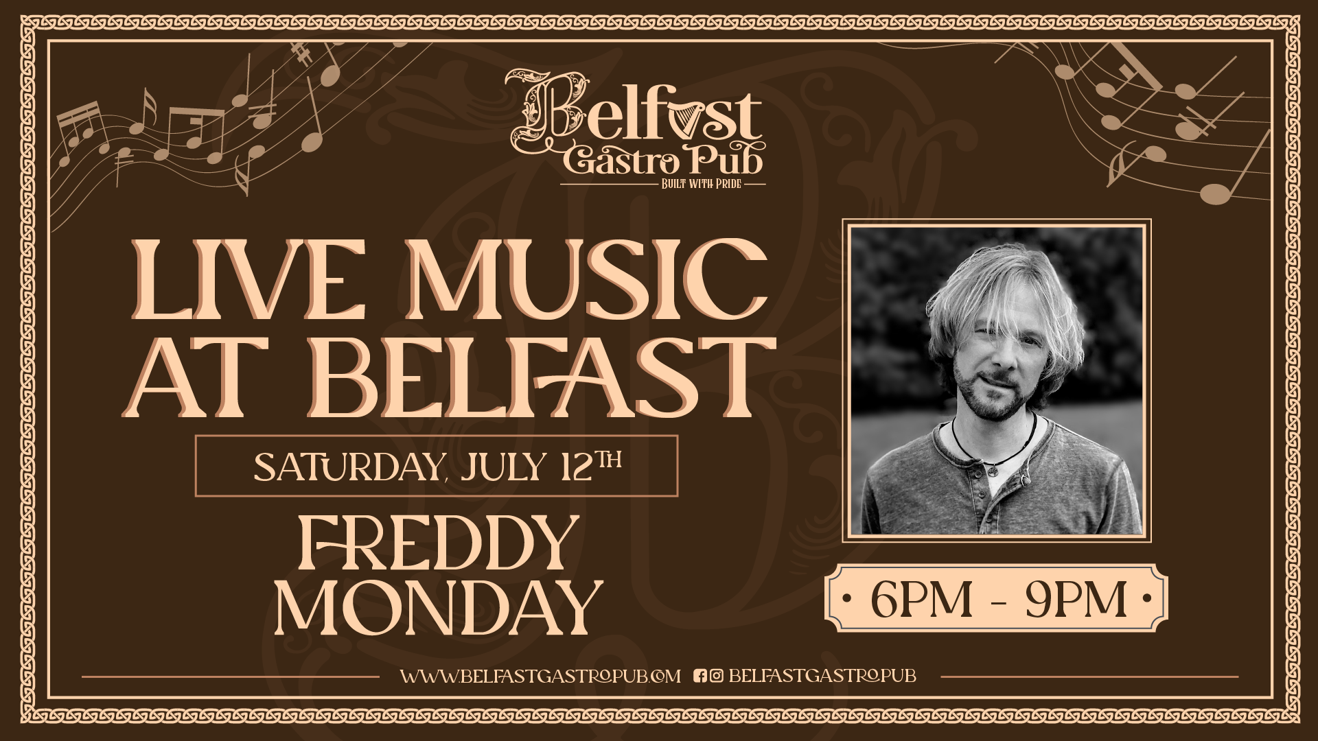 Live Music with Freddy Monday