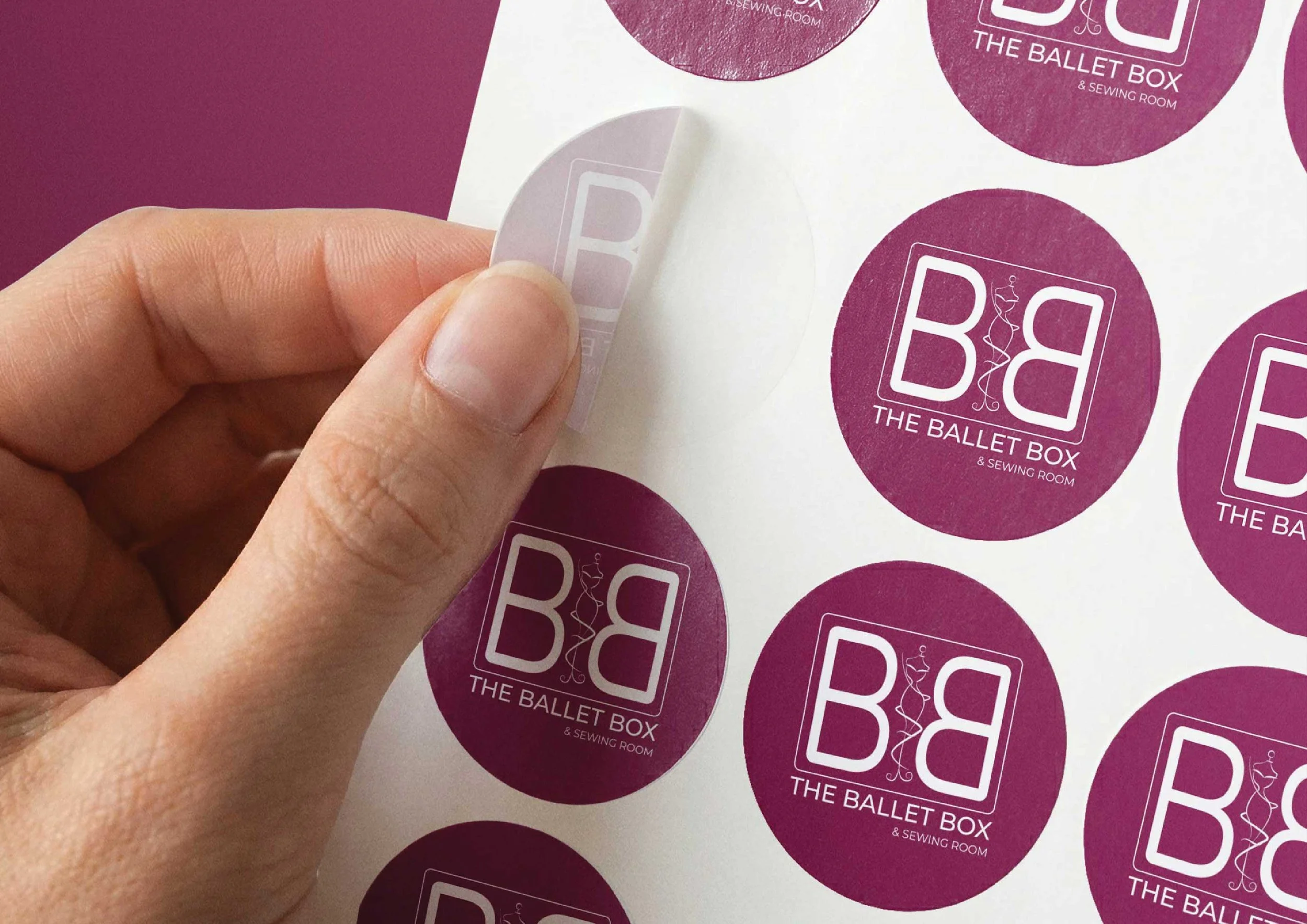 The Ballet Box Sticker Design