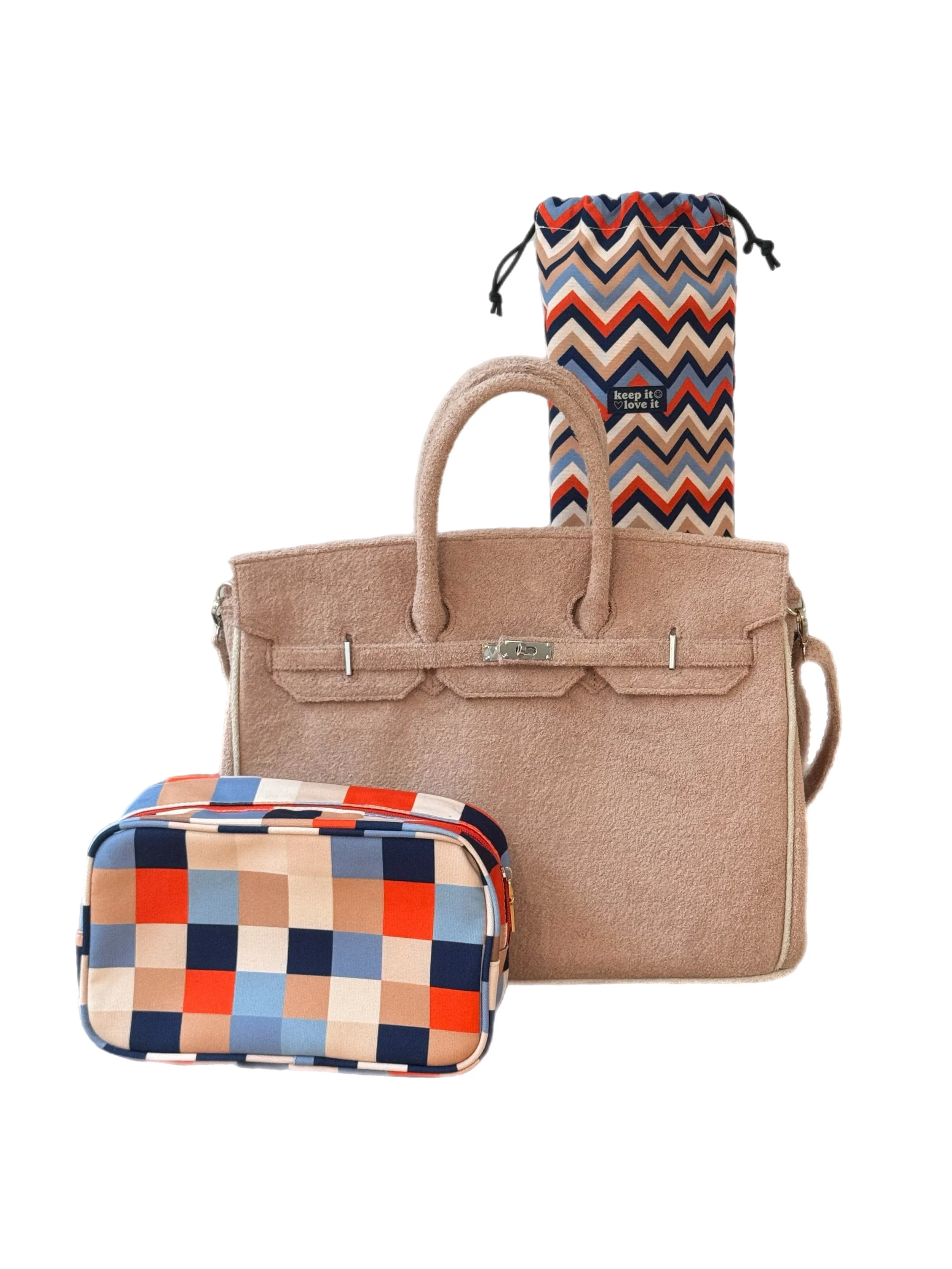 Taupe Game Changer Tote