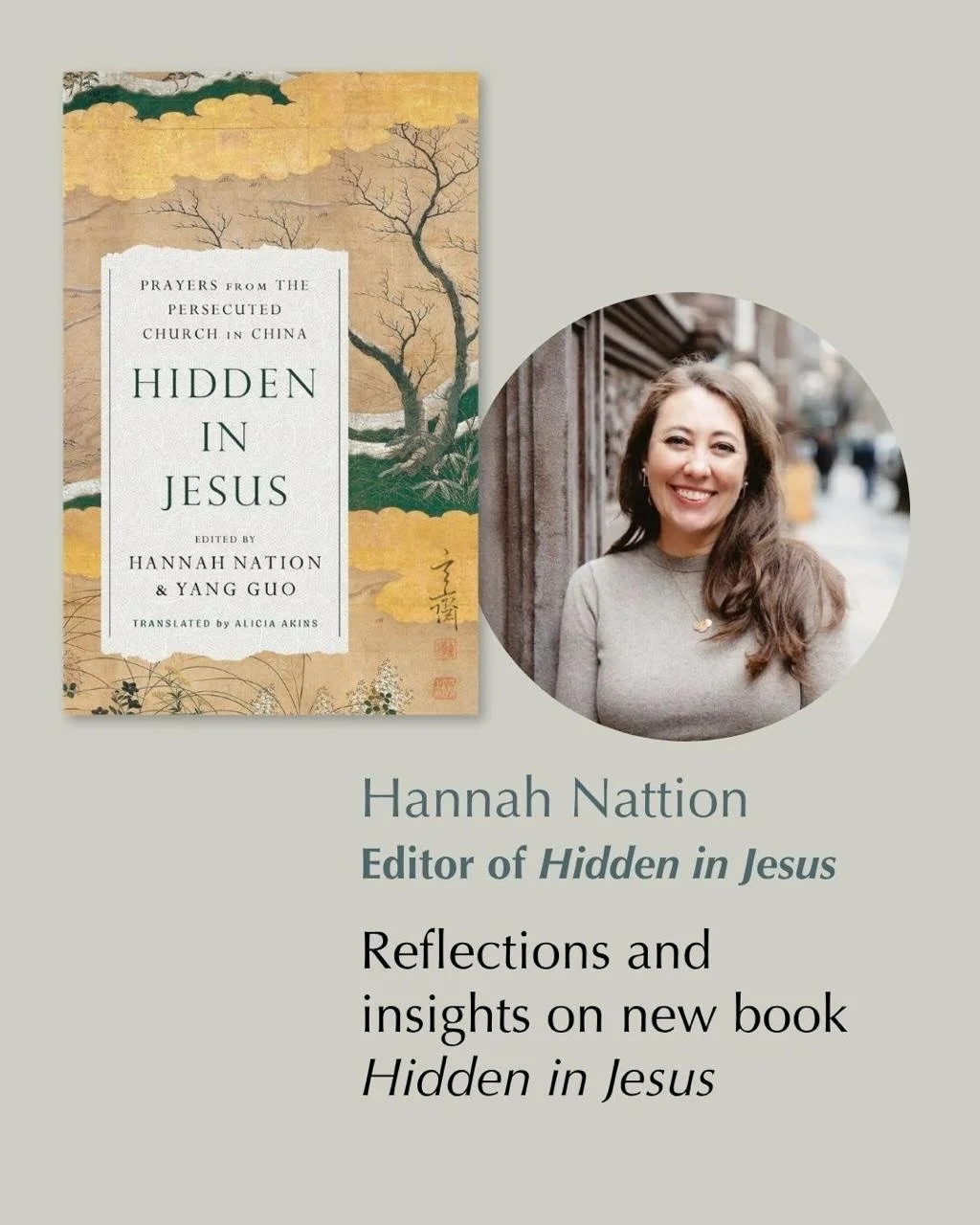 Scroll through to read the reflections of Hannah Nation, Co-Editor of upcoming book &ldquo;Hidden in Jesus.&rdquo;

The western/global church has so much to learn from the Chinese house church &mdash; believers who have carried their faith not throug