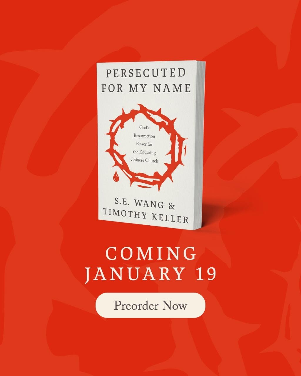 What can a persecuted church teach us about following Jesus when faith costs everything?

In Persecuted for My Name, Timothy Keller and S.E. Wang turn to the enduring witness of the Chinese house church, where faith has been tested and held fast.

Ke