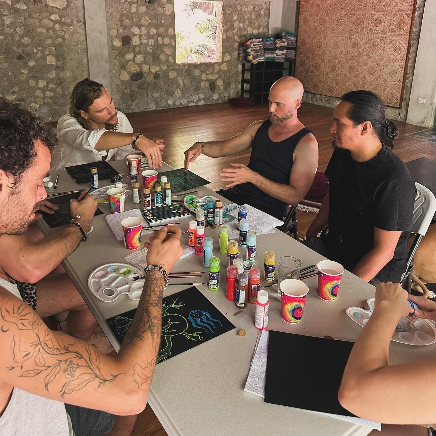 We recently wrapped up our first retreat with the incredible @luistamani.visionart as one our guest teachers. It was an enriching experience featuring two three-hour visionary painting sessions following two ancestral yag&eacute; ceremonies. 🎨✨

Cre