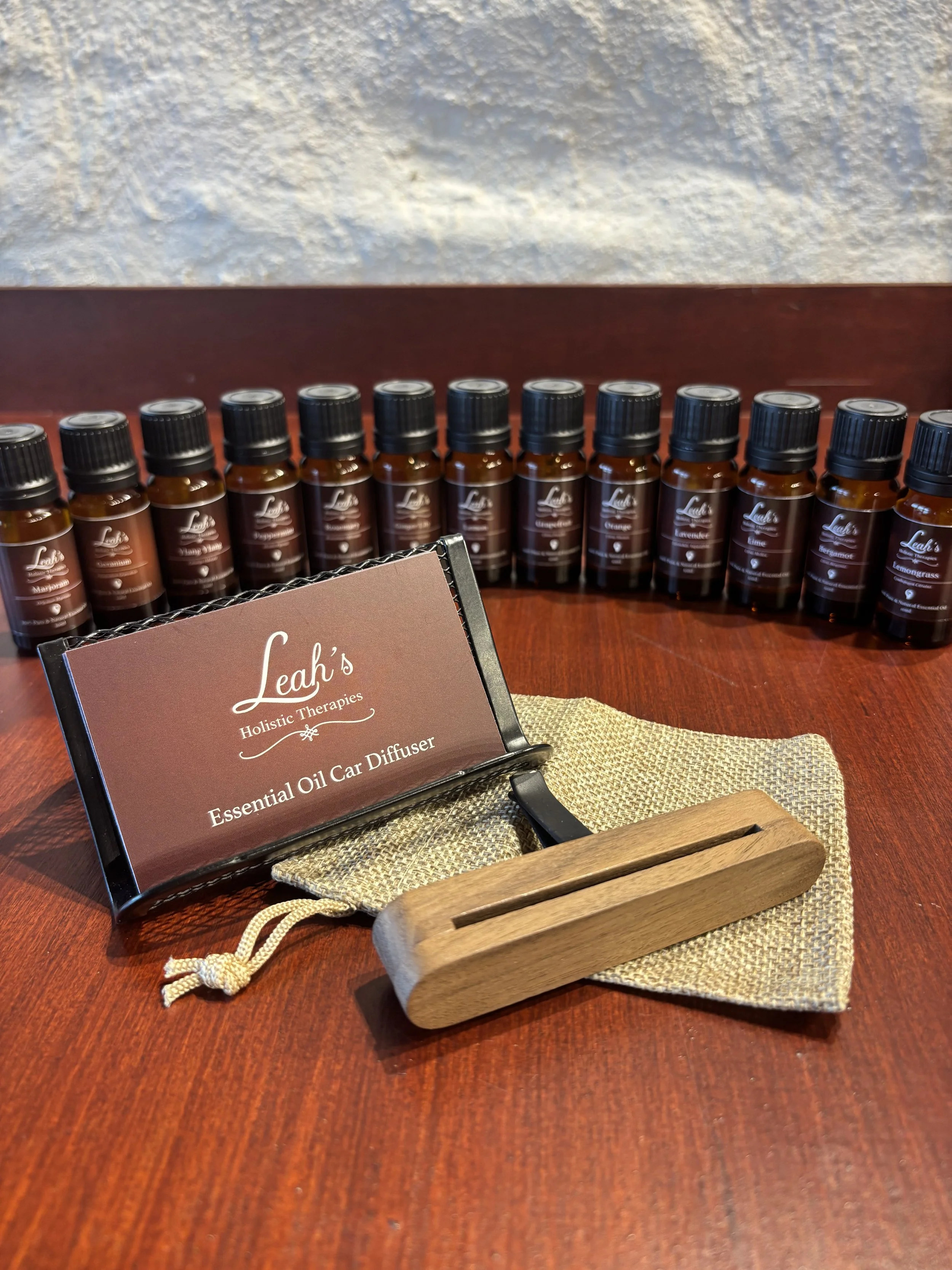 Essential Oil Car Diffuser with 3 Essential Oils